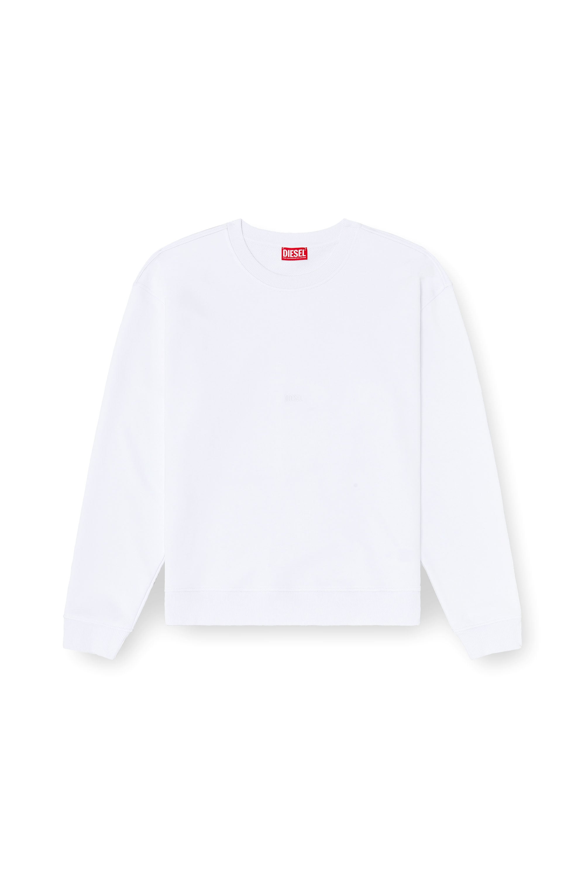 Diesel - S-NORM-AA5, Sweat-shirt en coton avec micro broderie logo Homme in ToBeDefined - 3