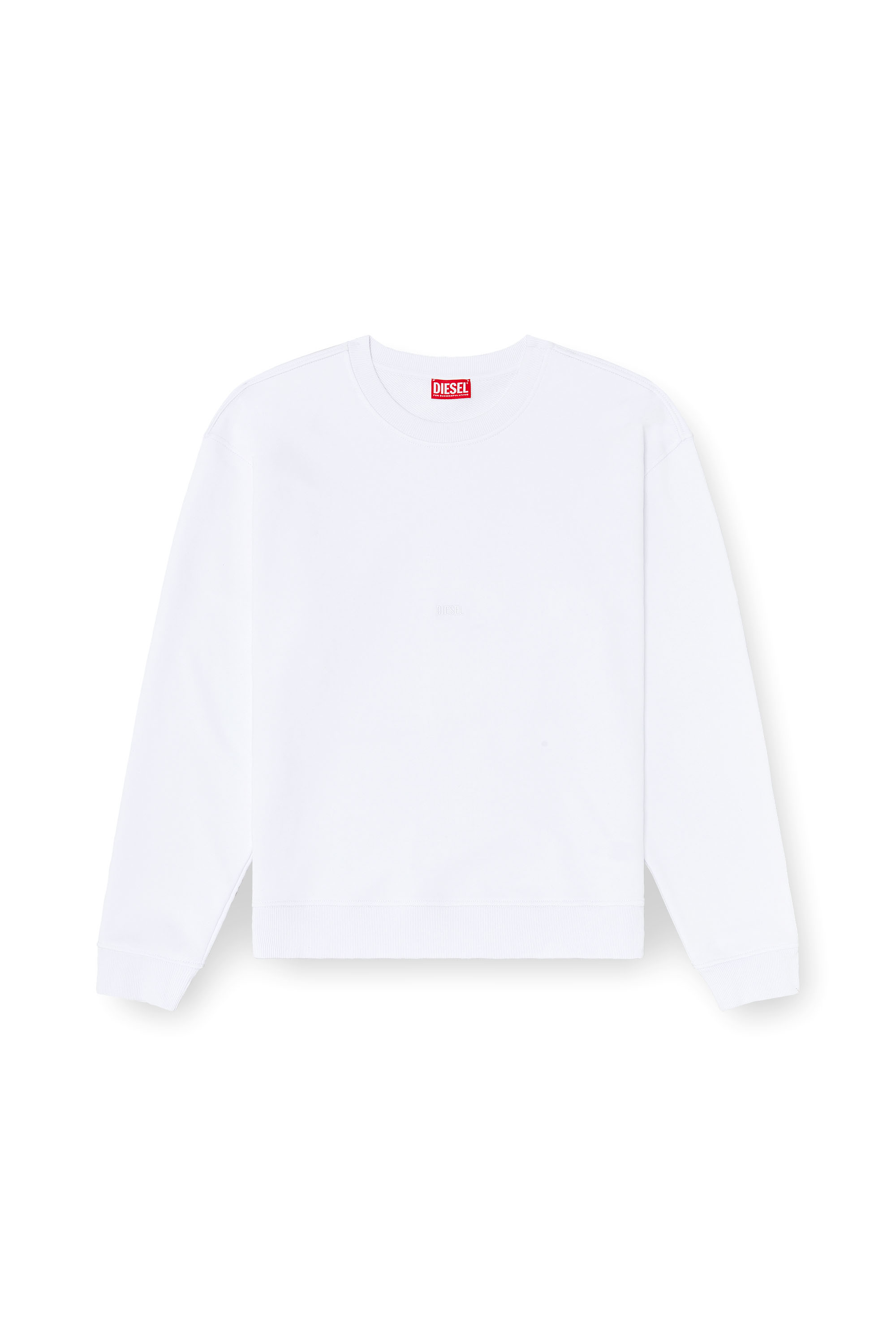 Diesel - S-NORM-AA5, Sweat-shirt en coton avec micro broderie logo Homme in ToBeDefined - 2
