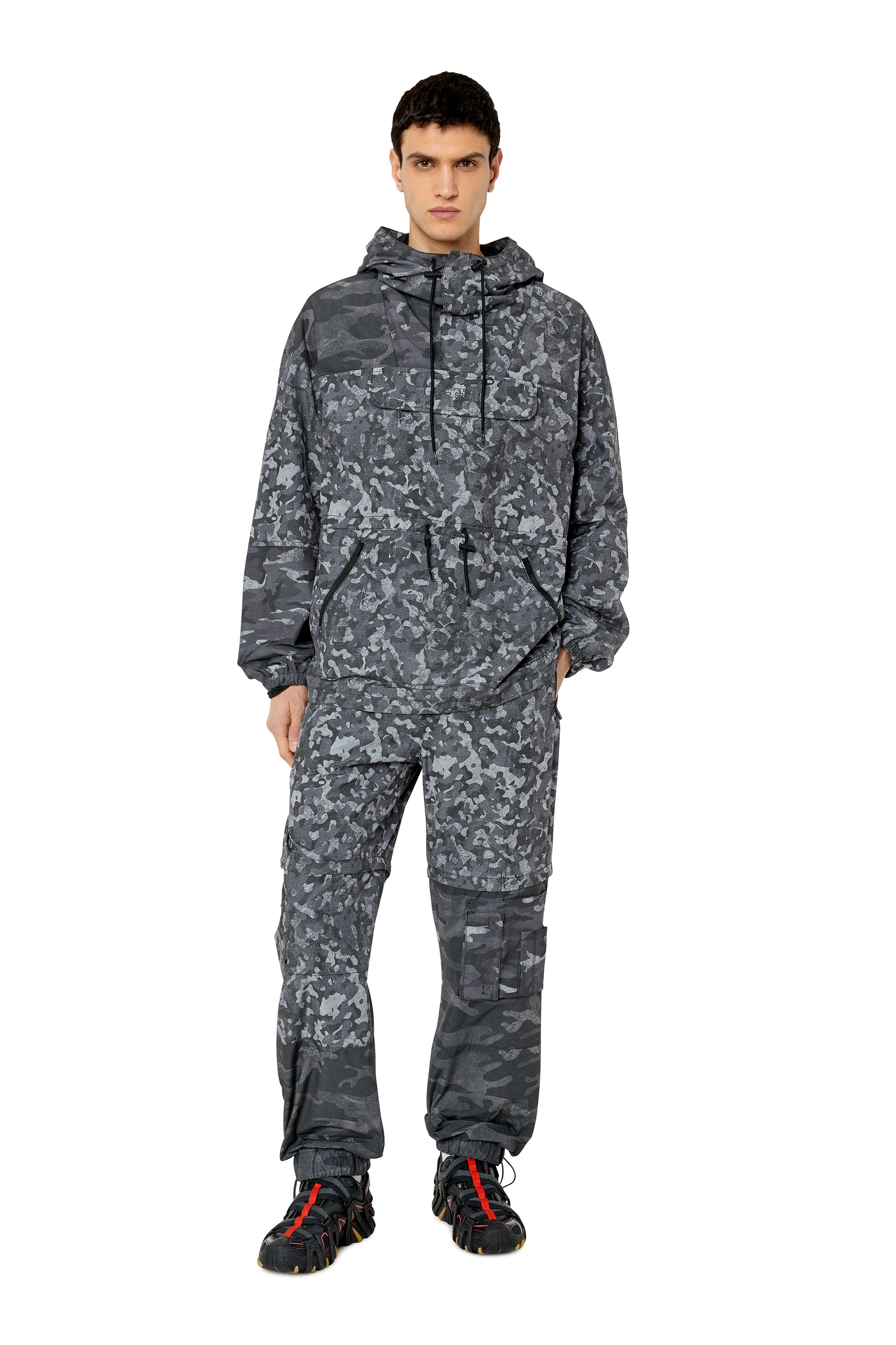 Diesel - AUWT-CALEB-HT07, Noir/Gris - Image 2