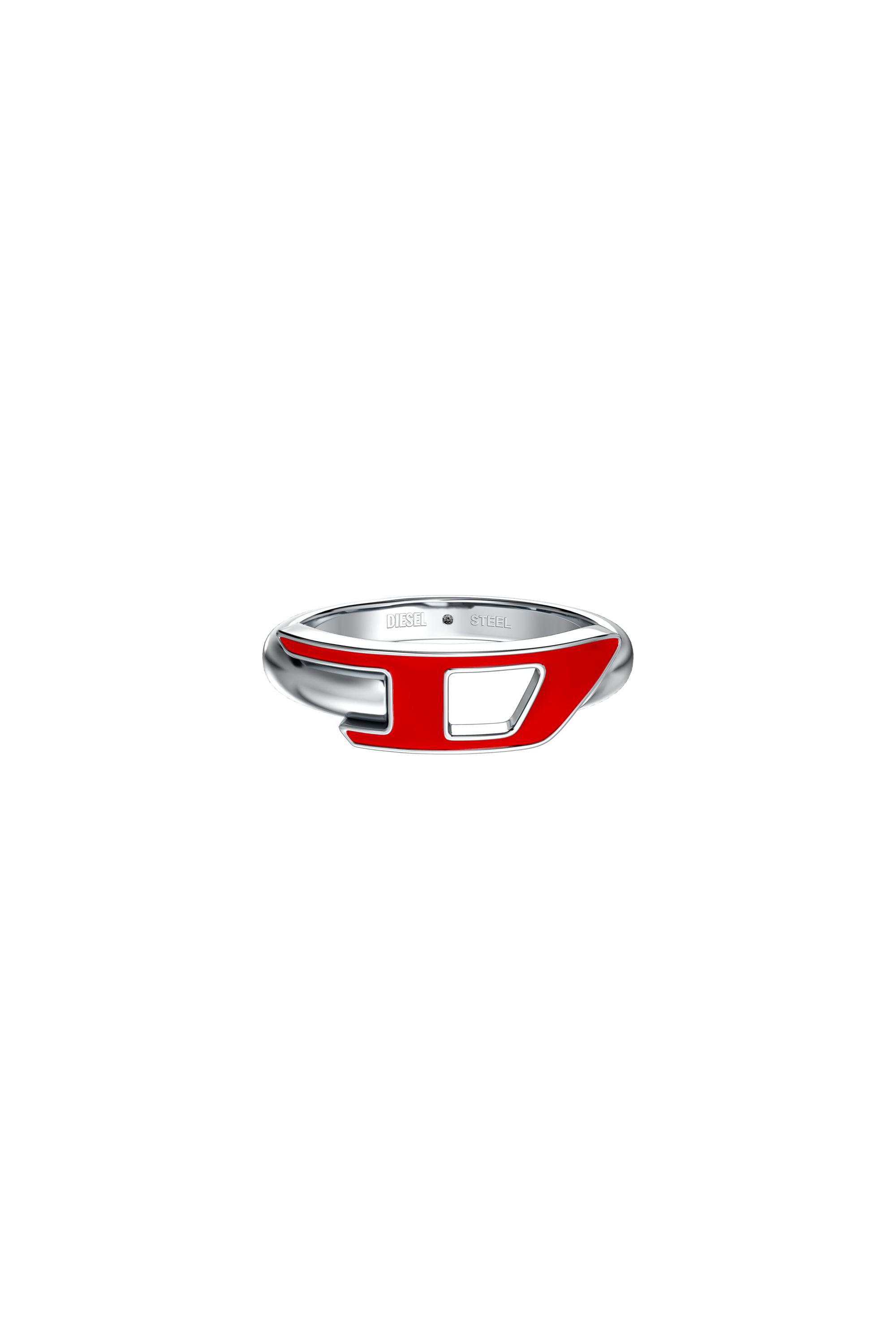 Diesel - DX1688040 JEWELLERY, Bague en acier inoxydable Mixte in Gris argent&eacute; - 3