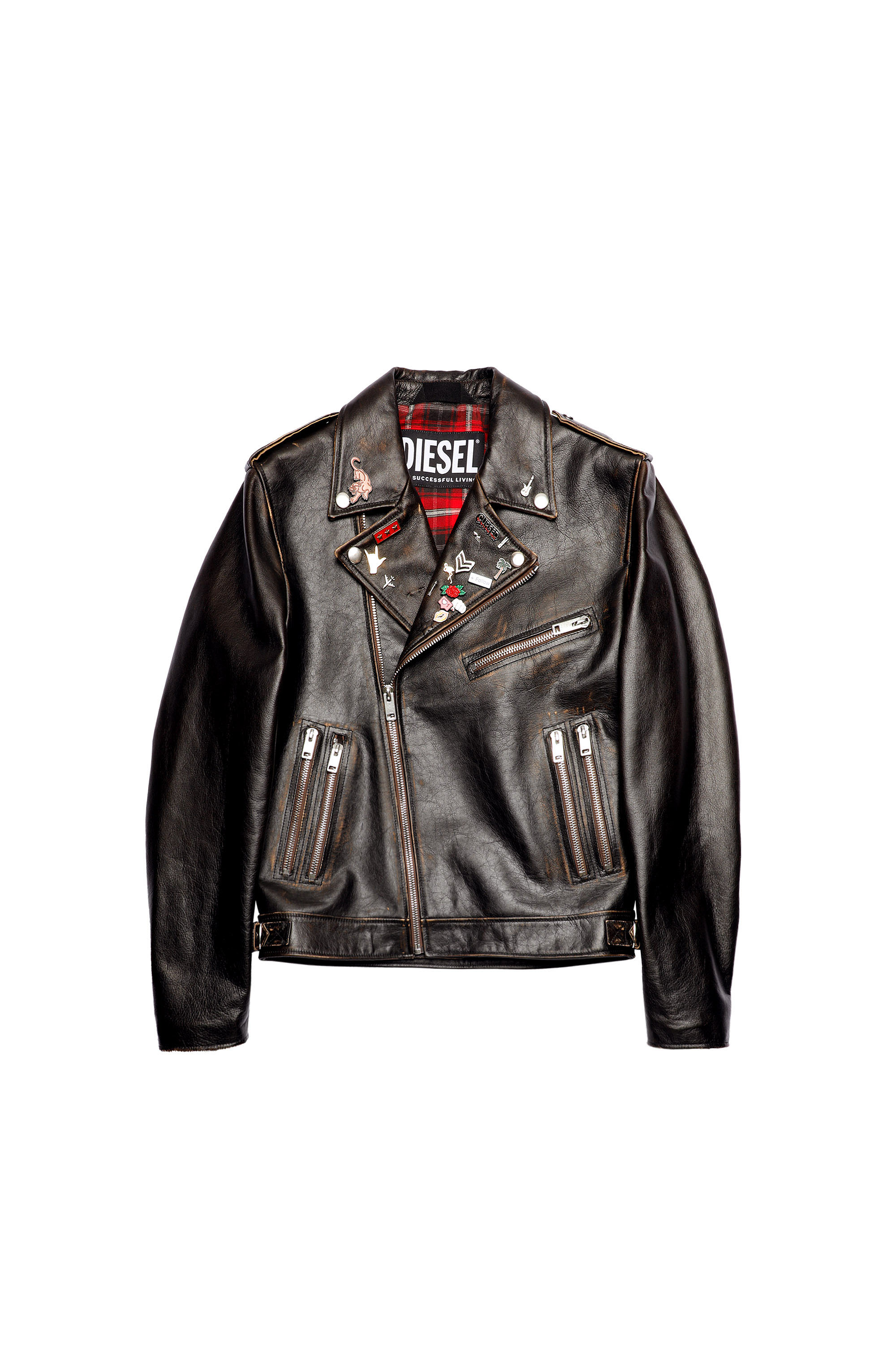 L-GARRETT-NEW, Noir - Vestes de cuir