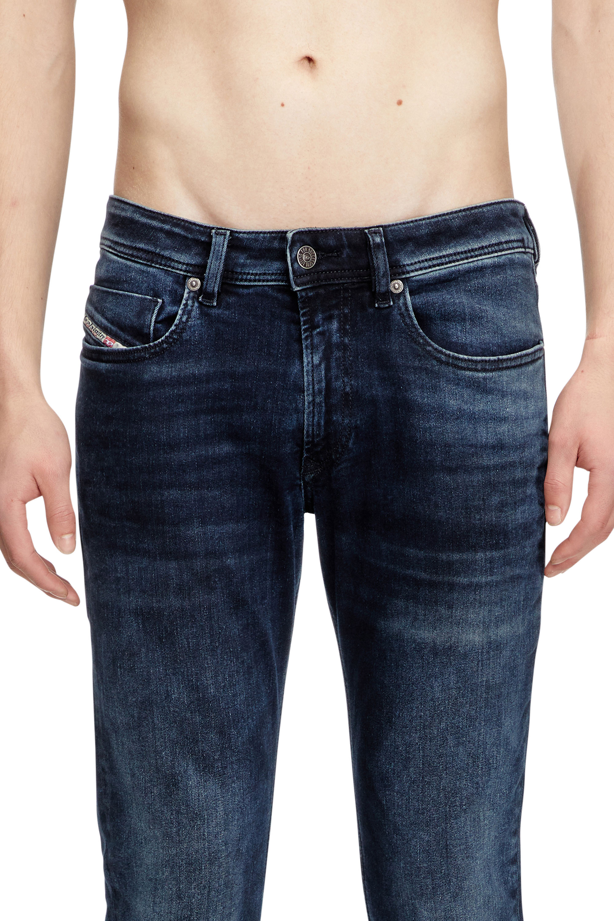 Diesel - Skinny Jeans 1979 Sleenker 0ENAR Homme, Bleu Foncé - Image 4