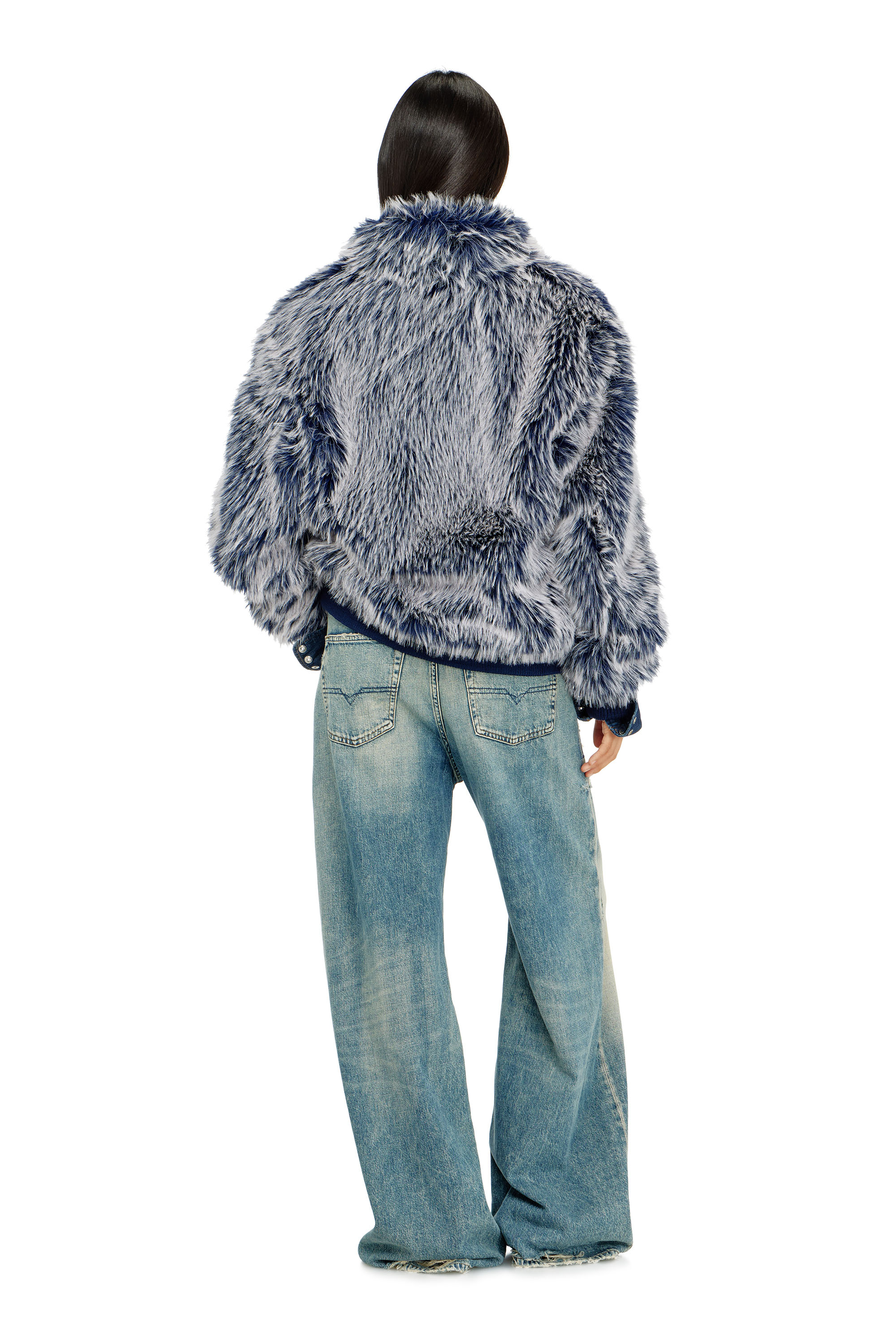 Diesel - Relaxed Jeans 1996 D-Sire 09P62 Femme, Bleu moyen - Image 3