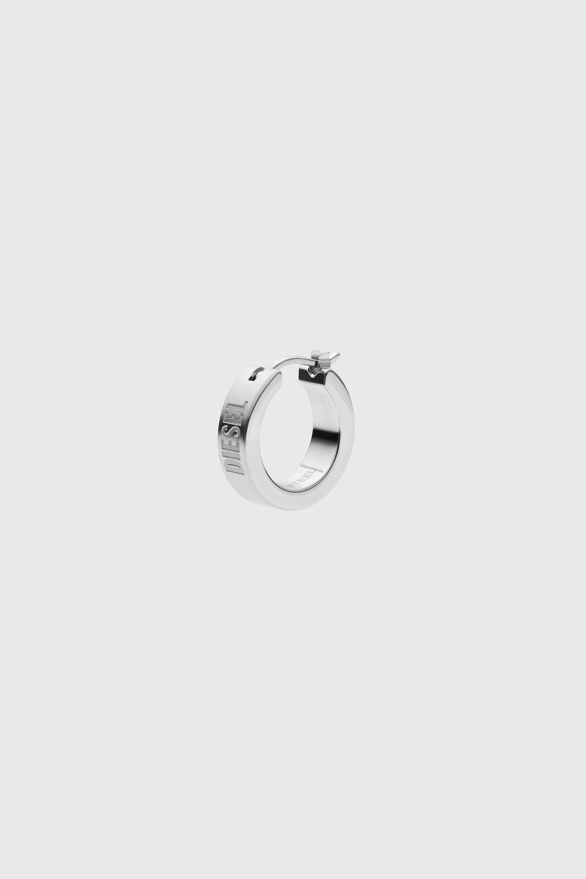Boucle d'oreille cr&eacute;ole en acier inoxydable