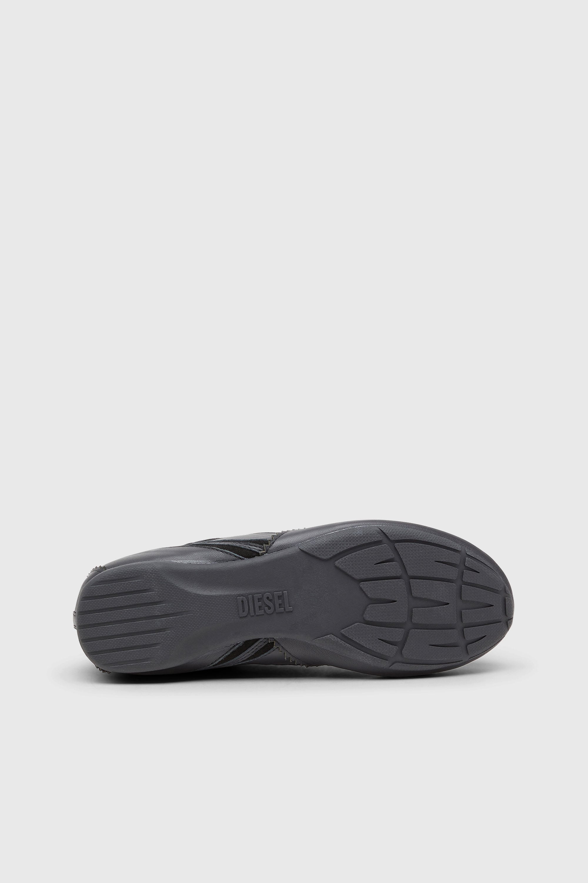 Diesel - D-MILE LOW W, D-Mile-Baskets en cuir et daim Femme in Noir - 5