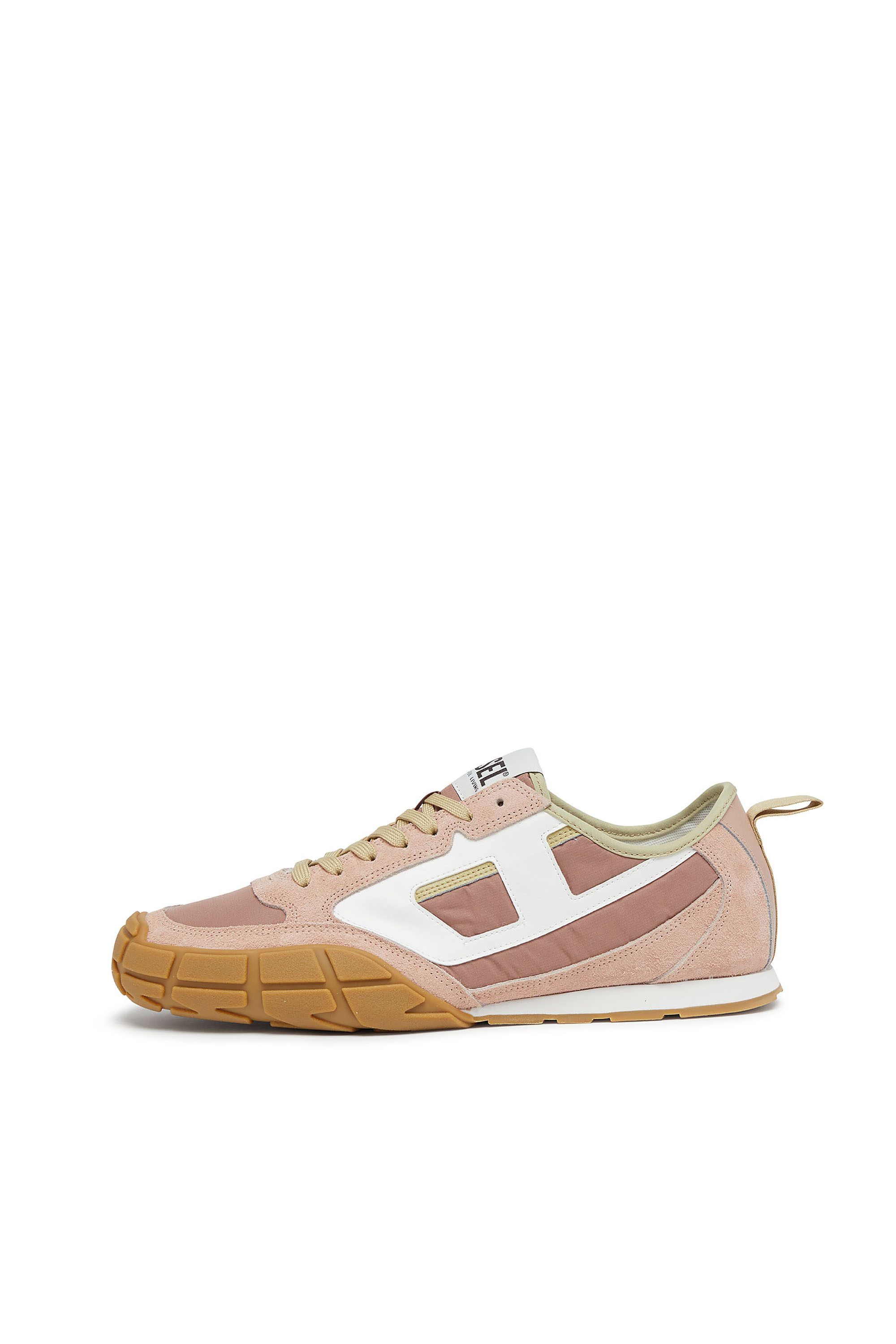 Diesel - S-PAGODHA LOW W, S-Pagodha-Sneakers en cuir, suède et tissu indéchirable Femme in Polychrome - 2