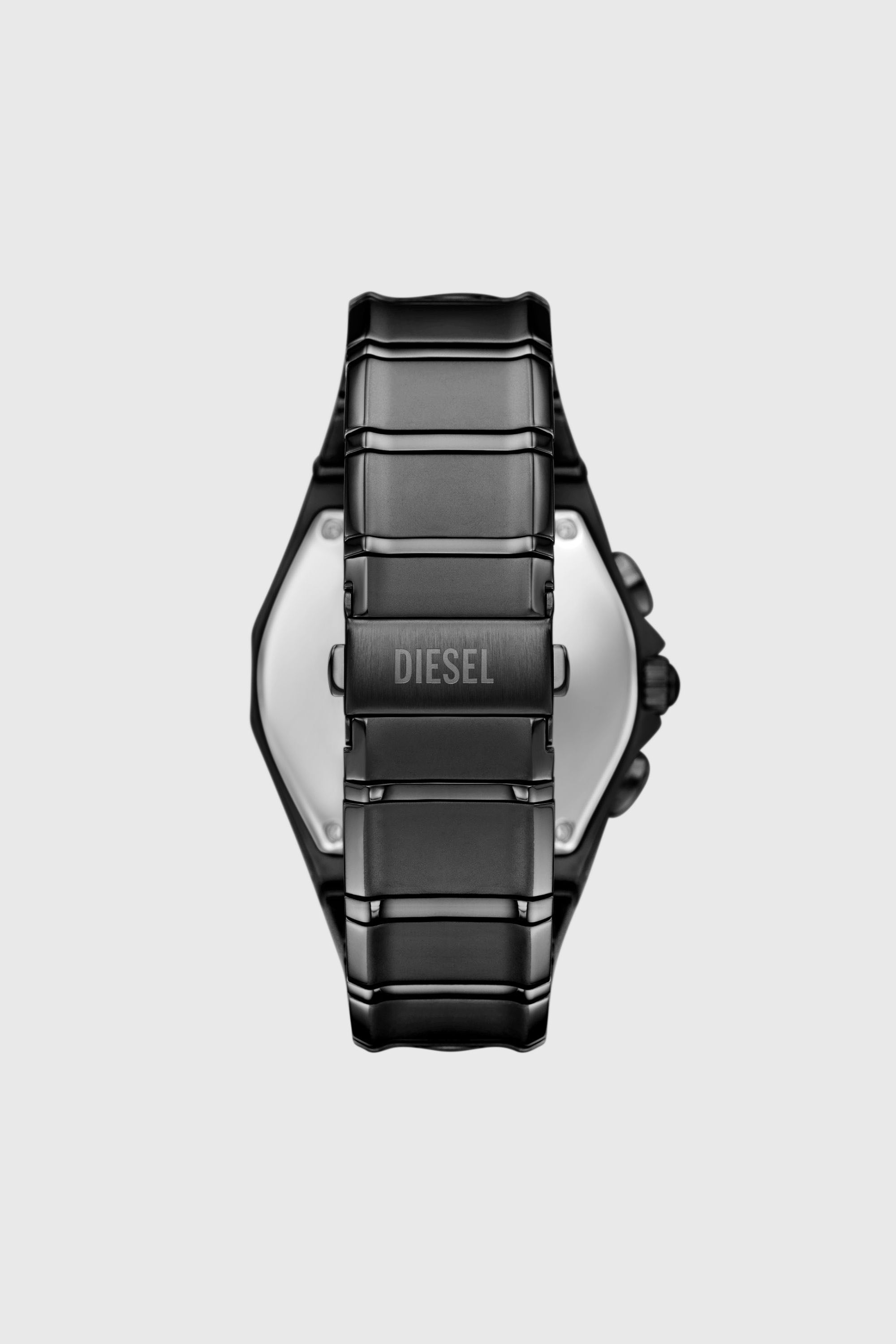 Diesel - DZ4696 WATCH, Montre D-Curve en acier inoxydable noir Homme in Noir - 2