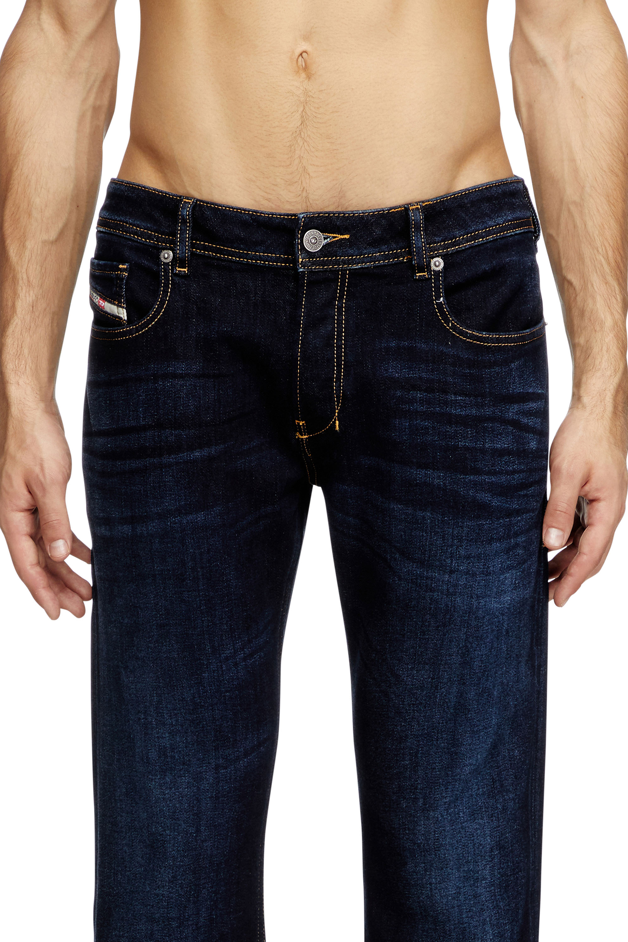 Diesel - Bootcut Jeans 2007 Zatiny 009ZS Homme, Bleu Foncé - Image 4