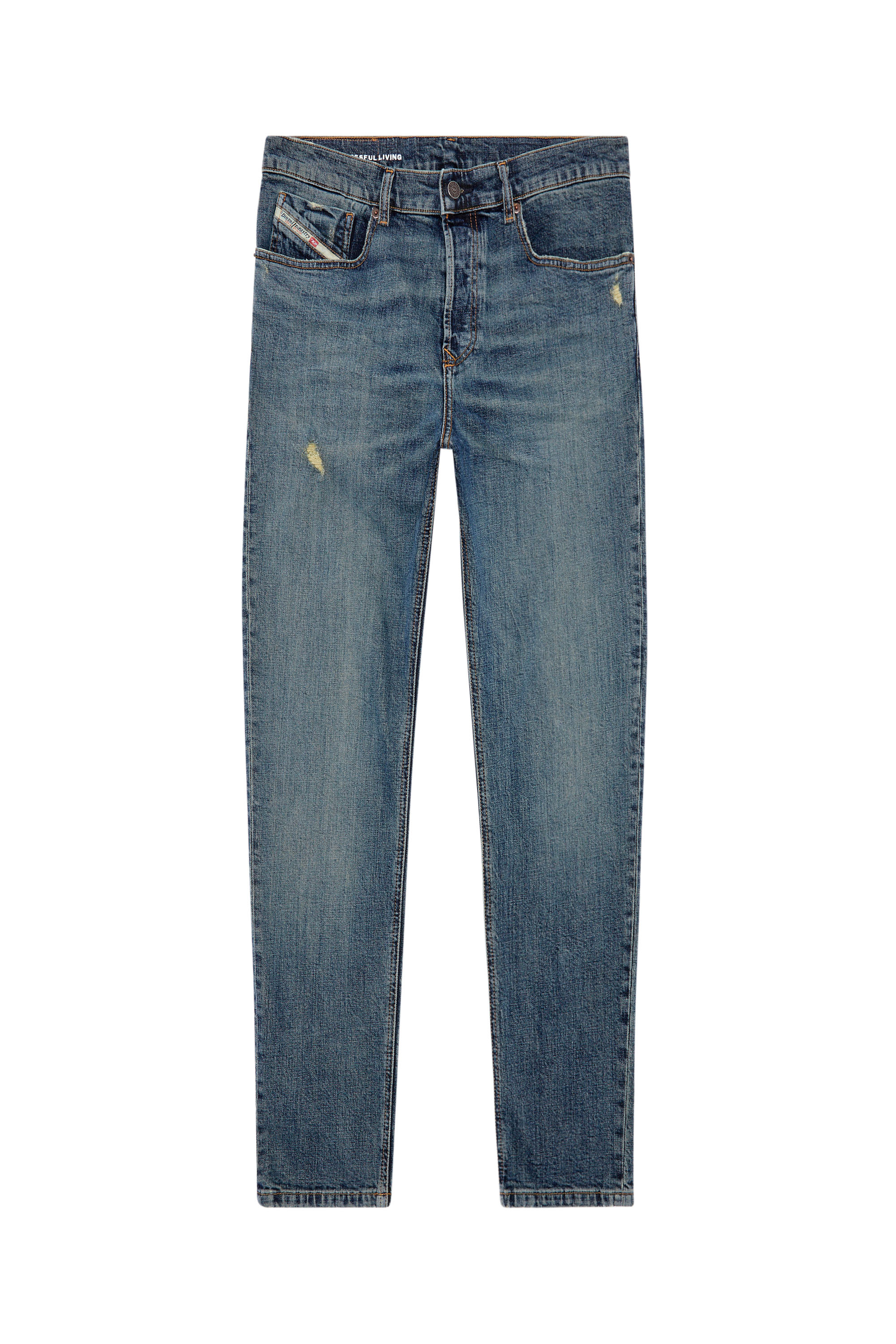 Diesel - Tapered Jeans 2005 D-Fining 0DQAC, Bleu moyen - Image 5