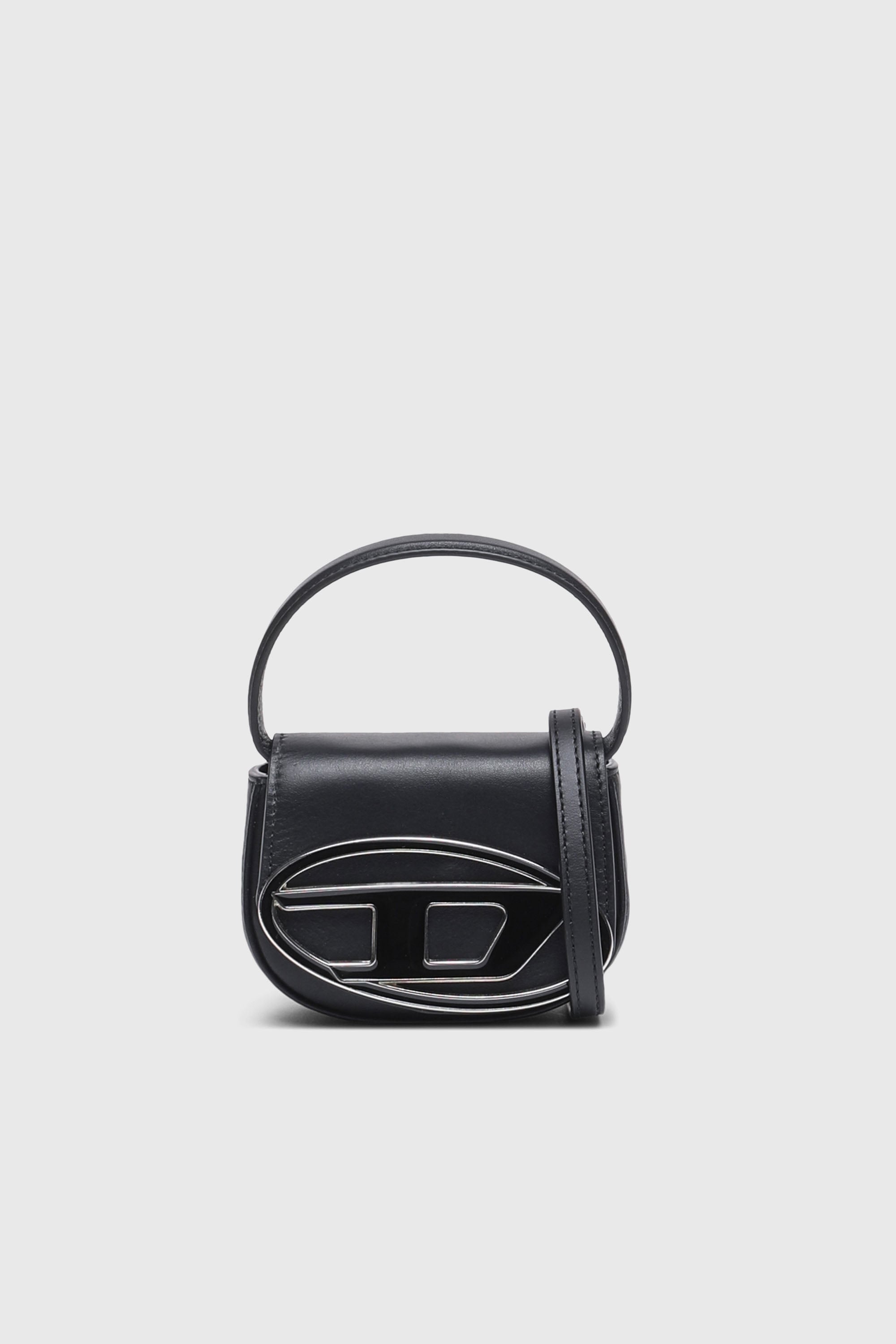 Diesel - 1DR XS, 1DR XS-Mini sac iconique avec plaque D logo Femme in Noir - 1