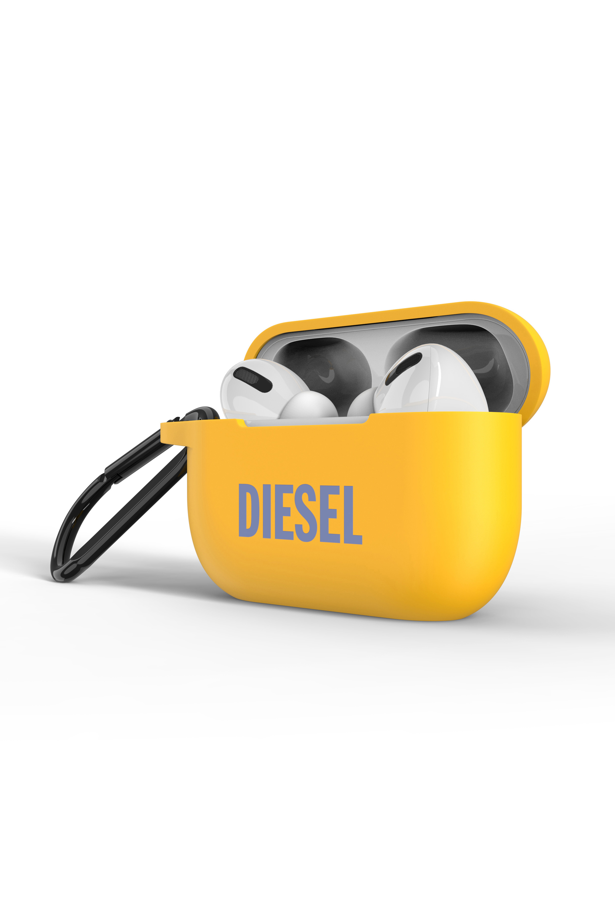 Diesel - 48322 AIRPOD CASE, &Eacute;tui en silicone pour AirPods Pro Mixte in Jaune - 3