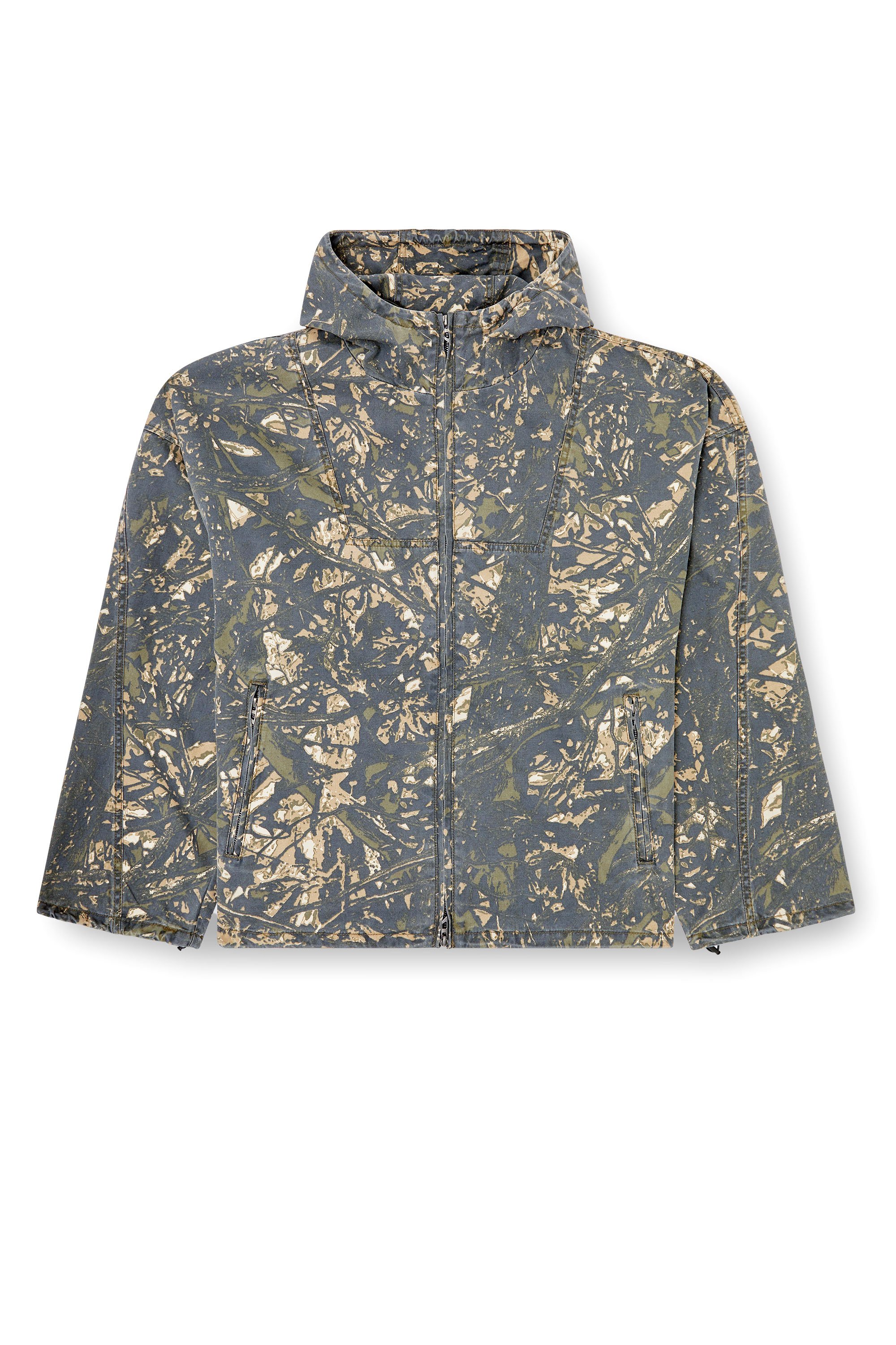 Diesel - J-LINT, Veste à capuche avec imprimé camouflage Homme in Polychrome - 3