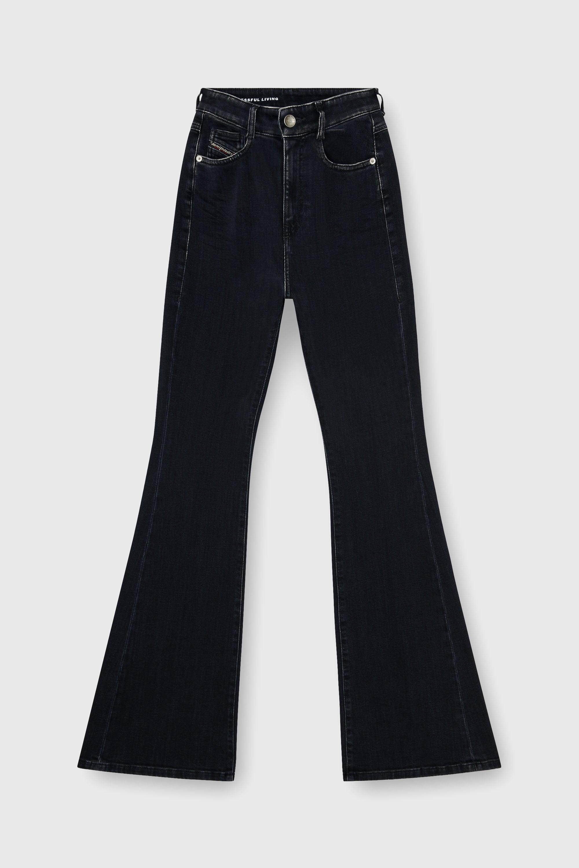 Diesel - Bootcut Jeans 1973 D-Partt 09P75 Femme, Noir/Gris fonc&eacute; - Image 2
