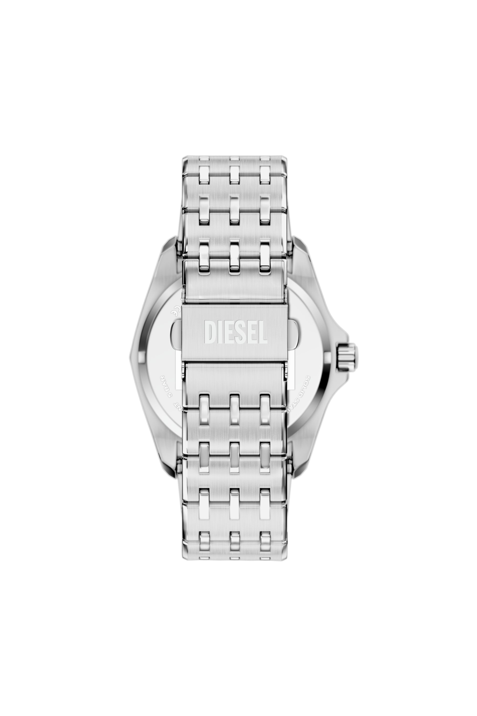 Diesel - DZ2237 WATCH, Montre Stinger en acier inoxydable Homme in Gris argent&eacute; - 2