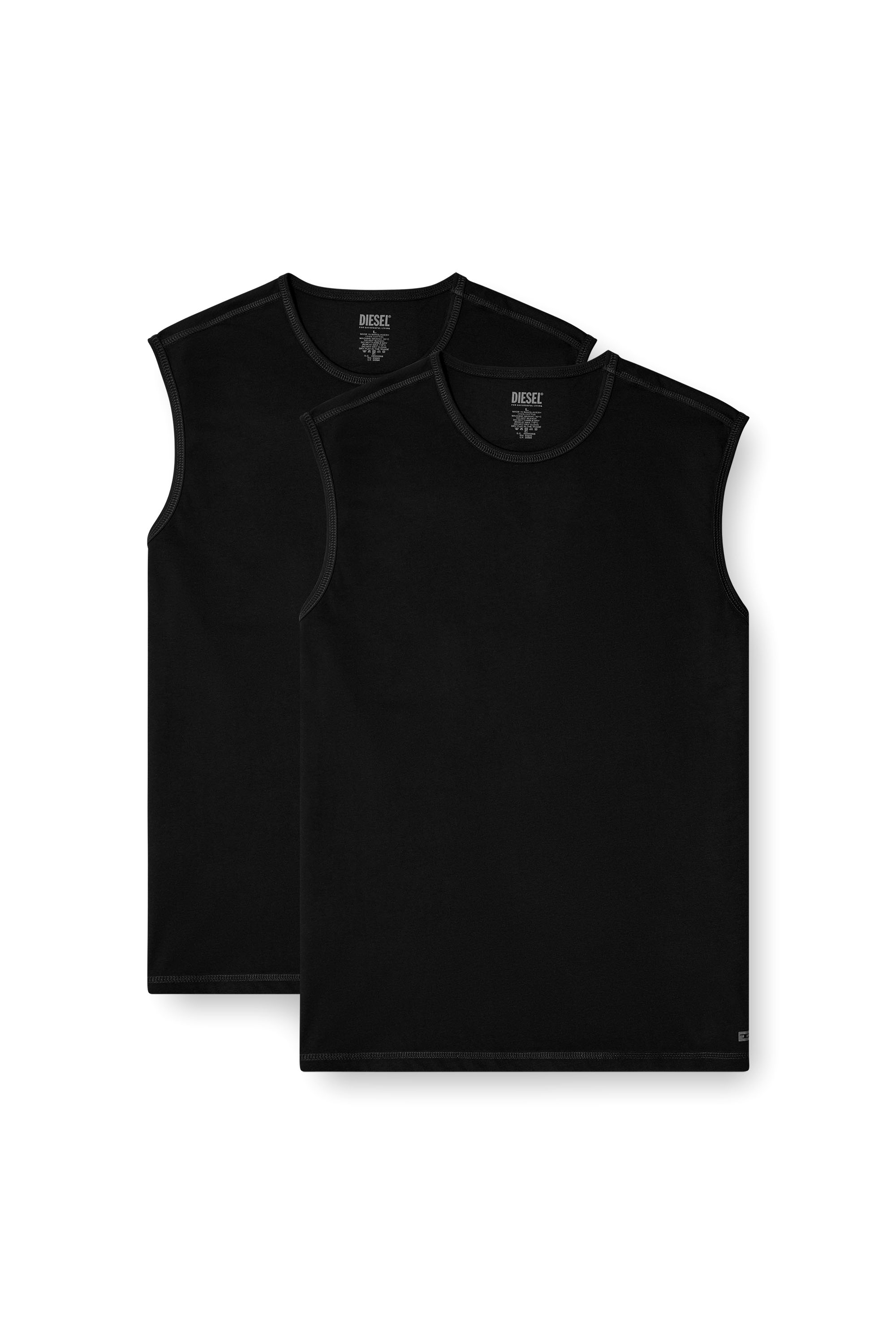Diesel - TOM-UTLT-2PACK, Lot de 2 débardeurs Homme in Noir - 4