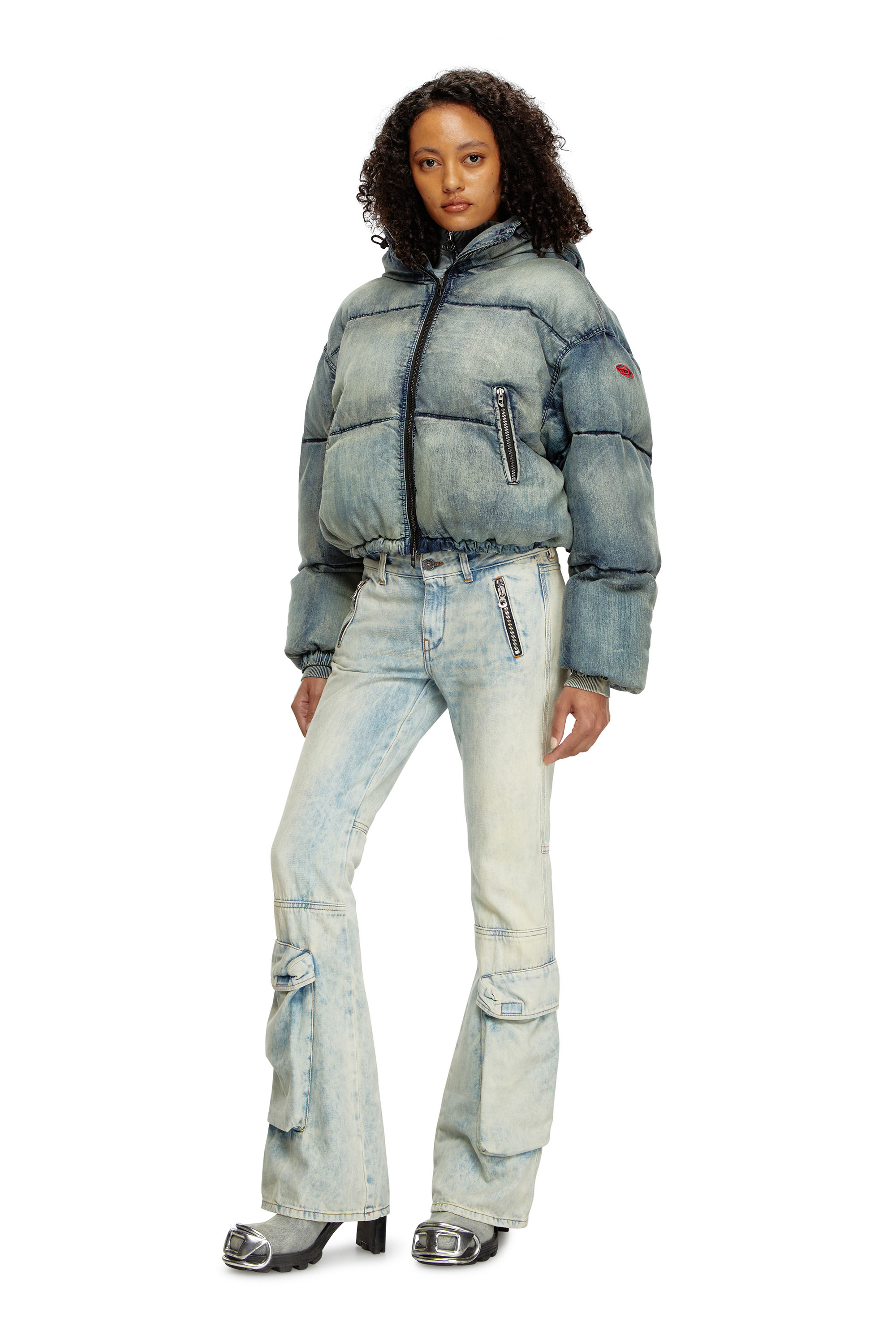 Vestes d hiver femme de bombardier en duvet Diesel