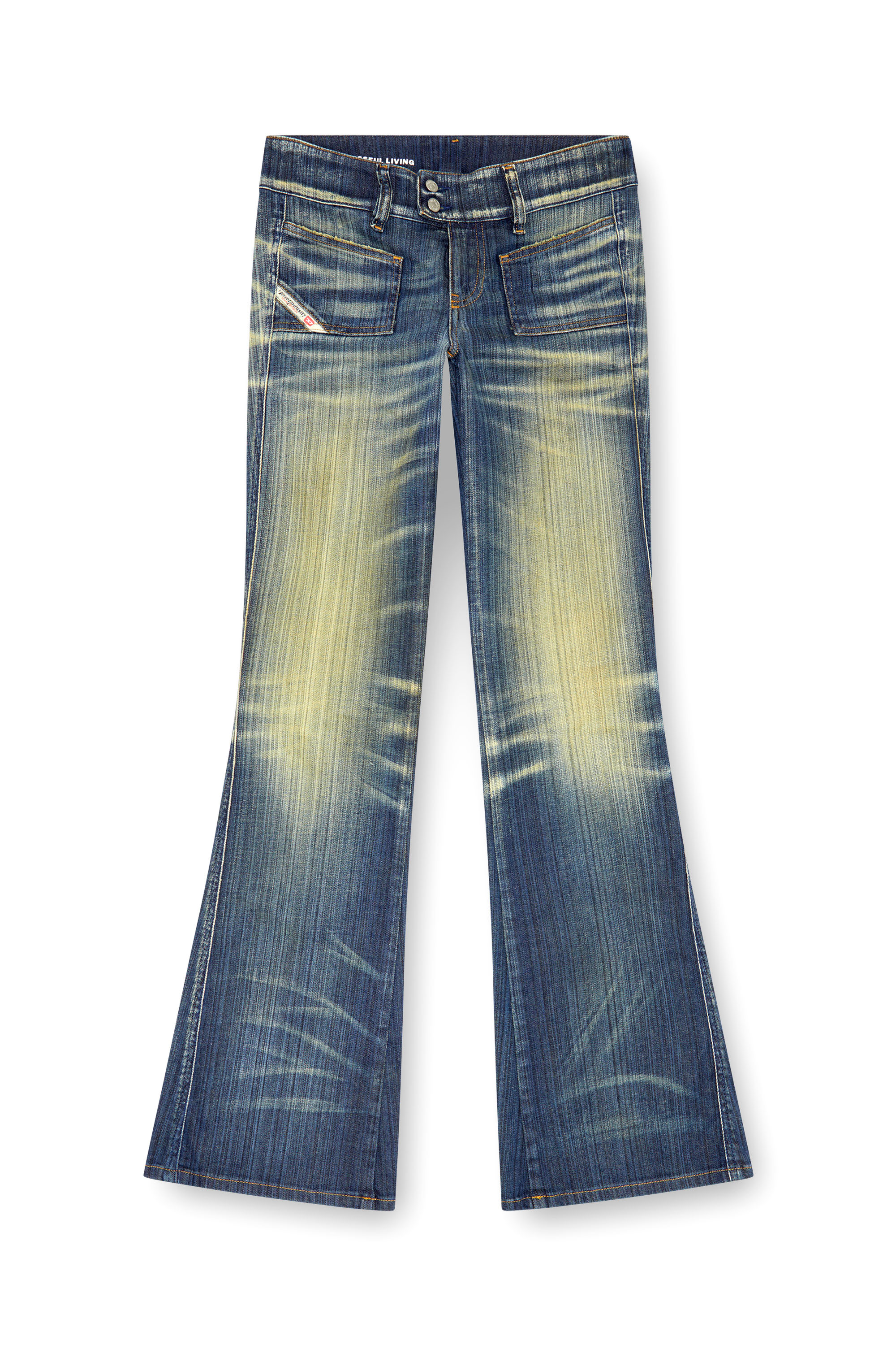 Diesel - Femme Bootcut and Flare Jeans D-Hush 09J46, Bleu Foncé - Image 6