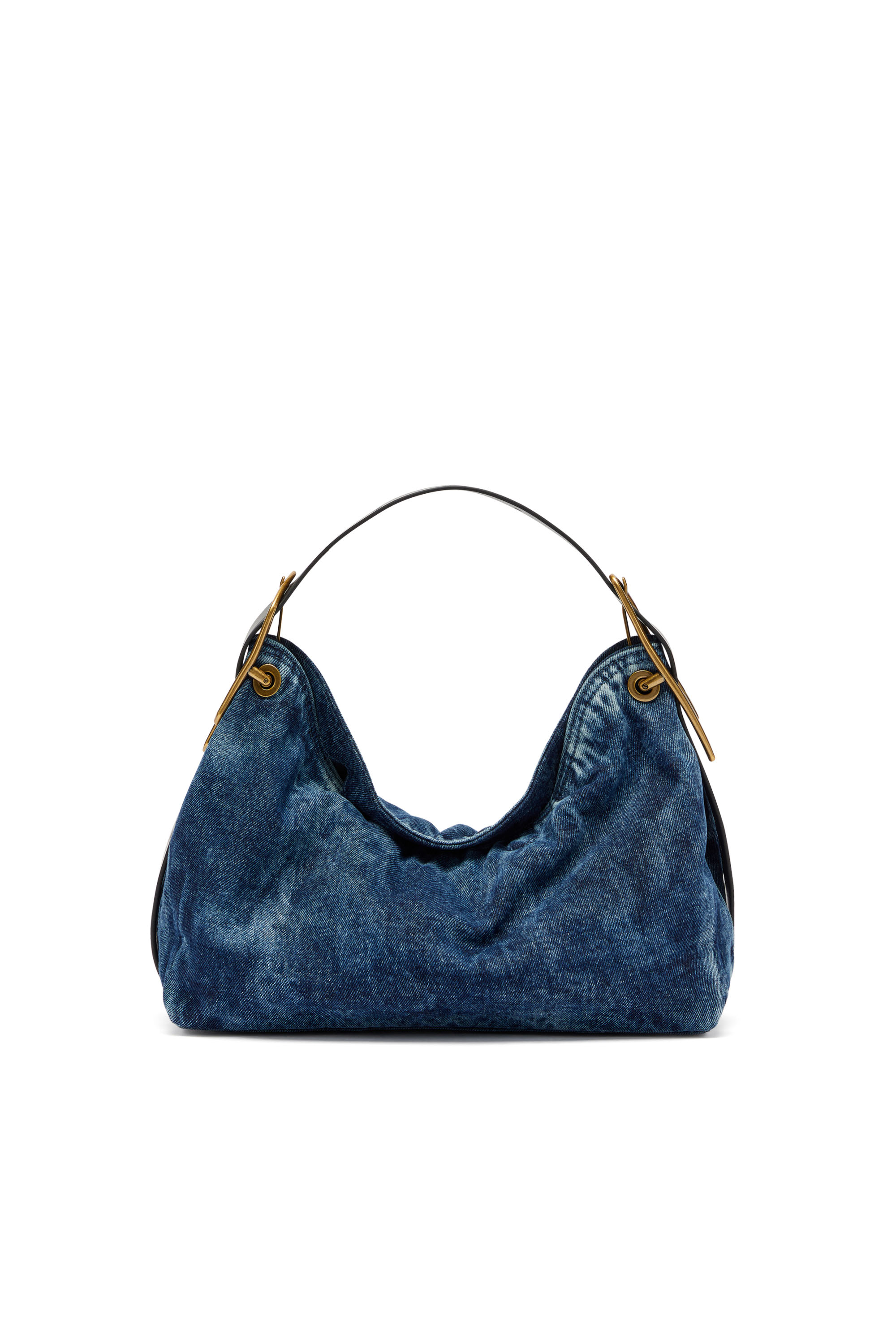Diesel - D-LINE SHOULDER, D-Line-Sac &agrave; bandouli&egrave;re en denim Femme in Bleu - 2