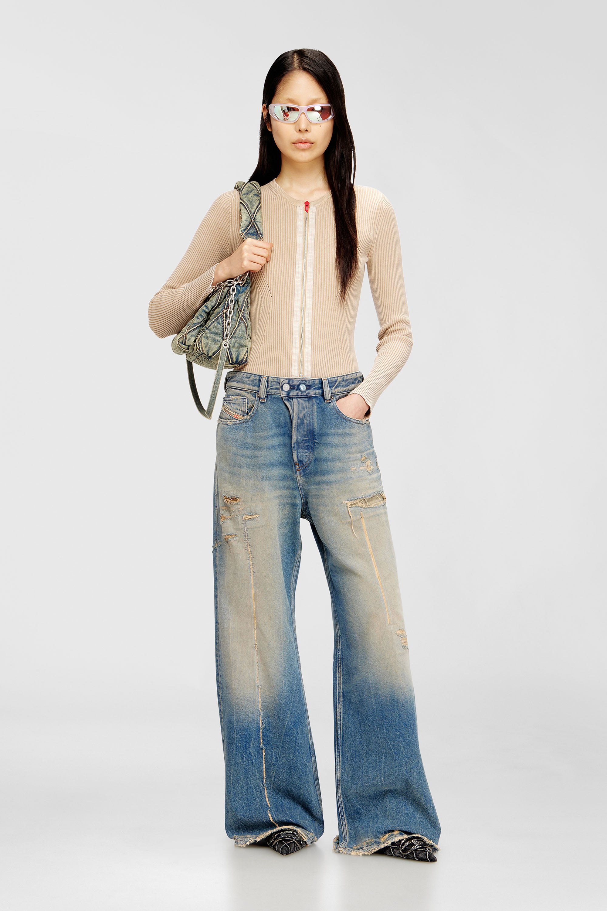 Diesel - Relaxed Jeans 1996 D-Sire 09N29 Mixte, Bleu moyen - Image 1