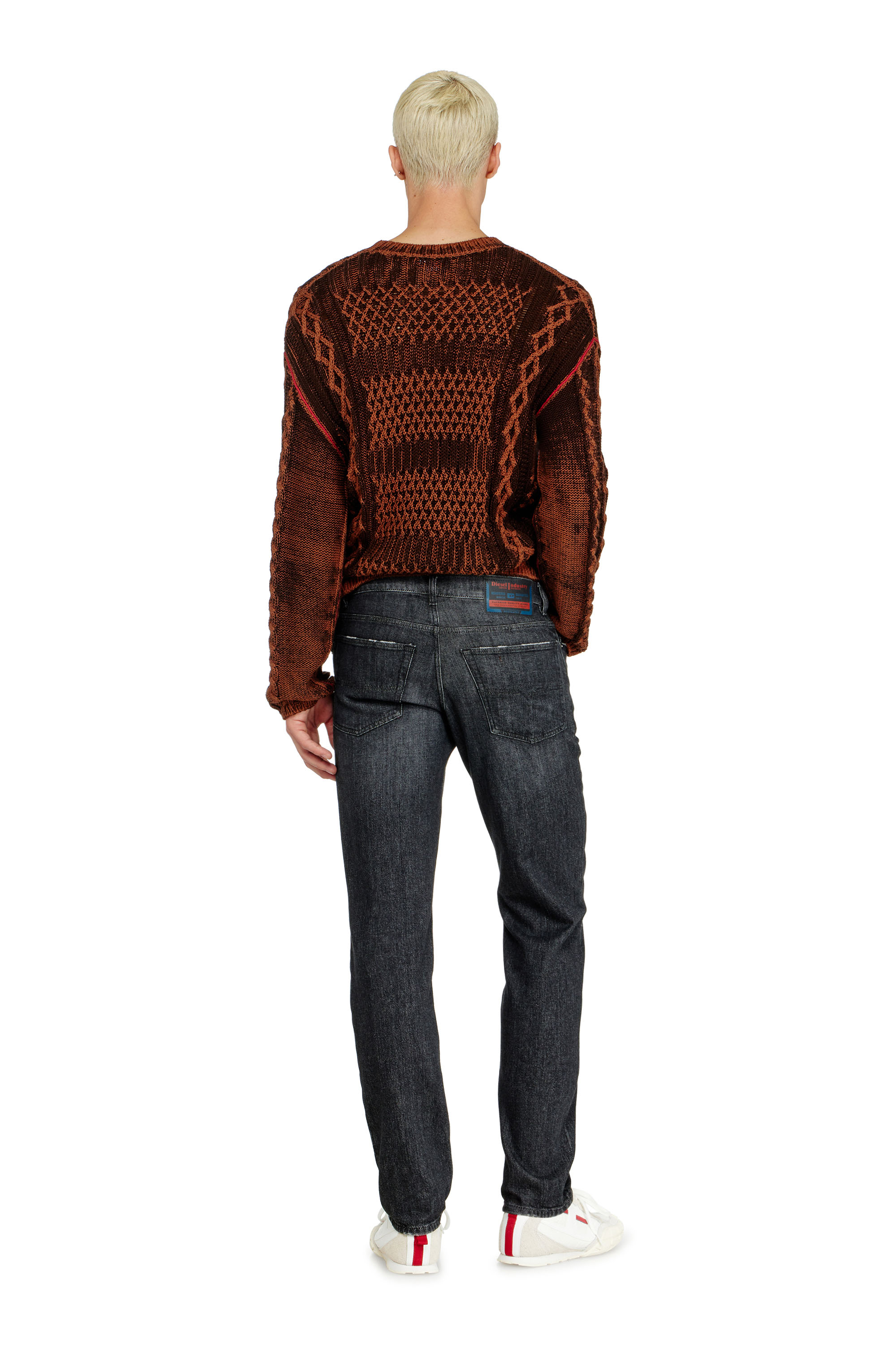 Diesel - Regular Jeans 2023 D-Finitive 09P79 Homme, Noir/Gris fonc&eacute; - Image 4