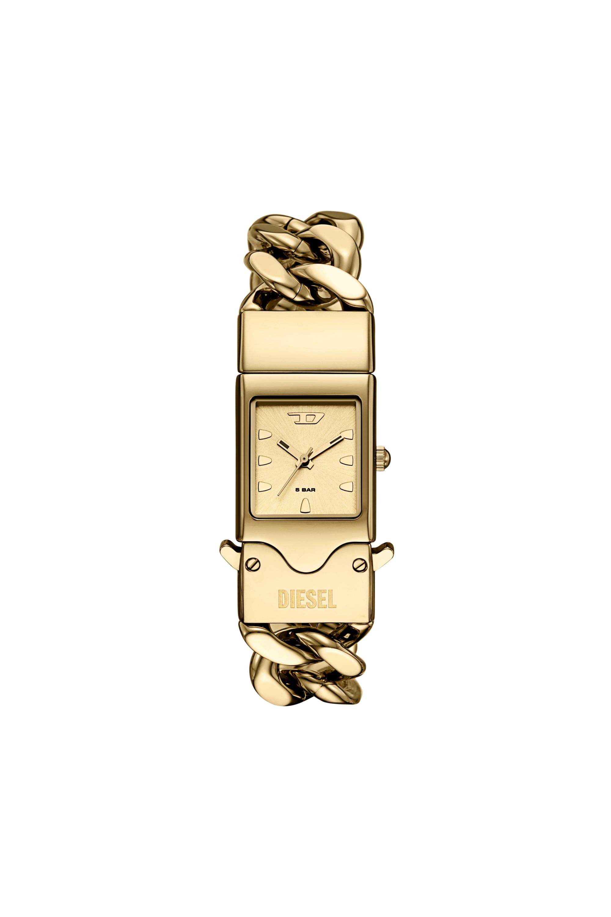 Diesel - DZ2235 WATCH, Montre Closer en acier inoxydable dor&eacute; Homme in Dor&eacute; - 1