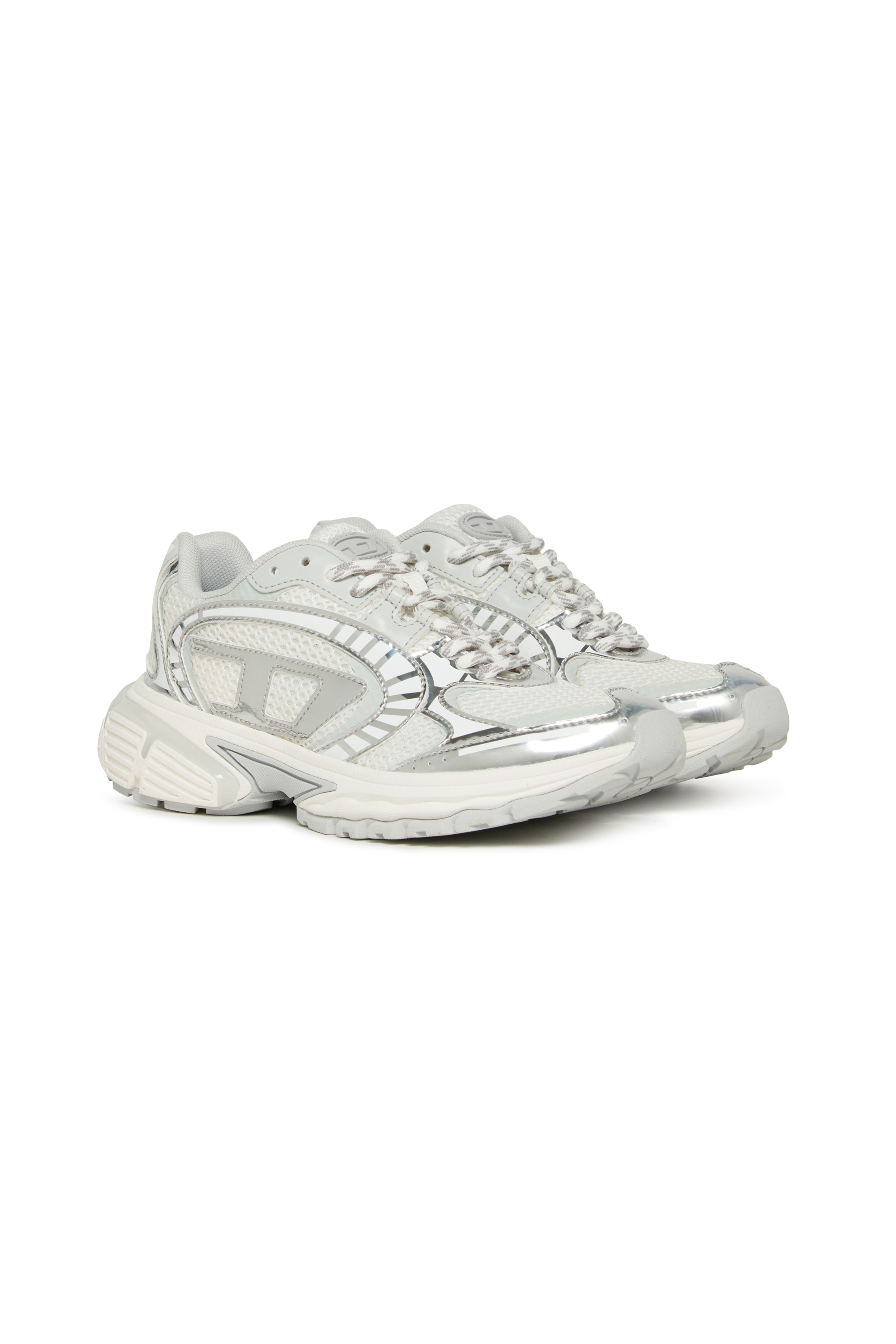 S-PRO-V-DENSE LOW, Blanc/Gris argenté