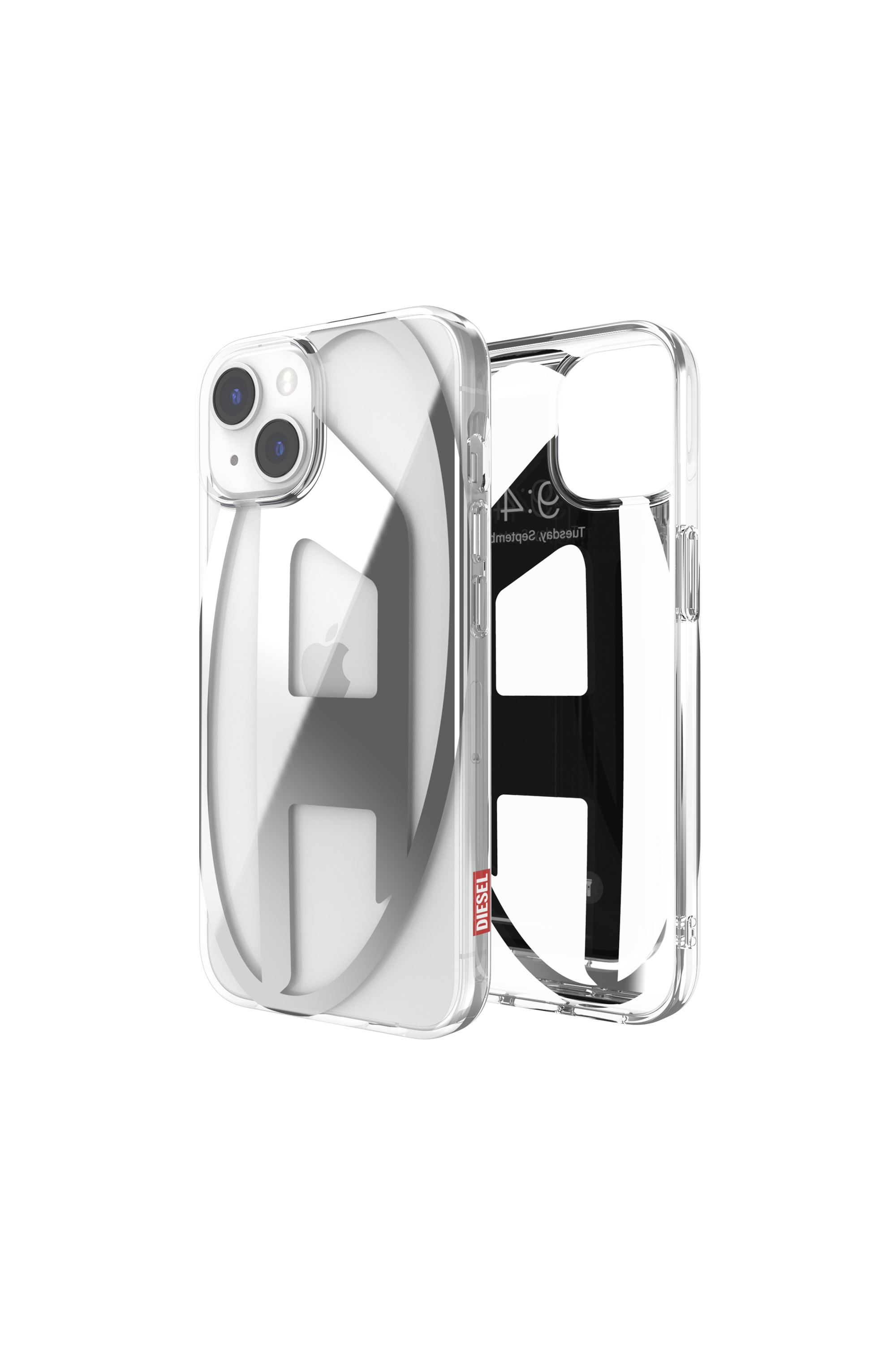Diesel - 50293 MOULDED CASE, Coque oval D en TPU for iPhone 14 Mixte in Blanc - 1