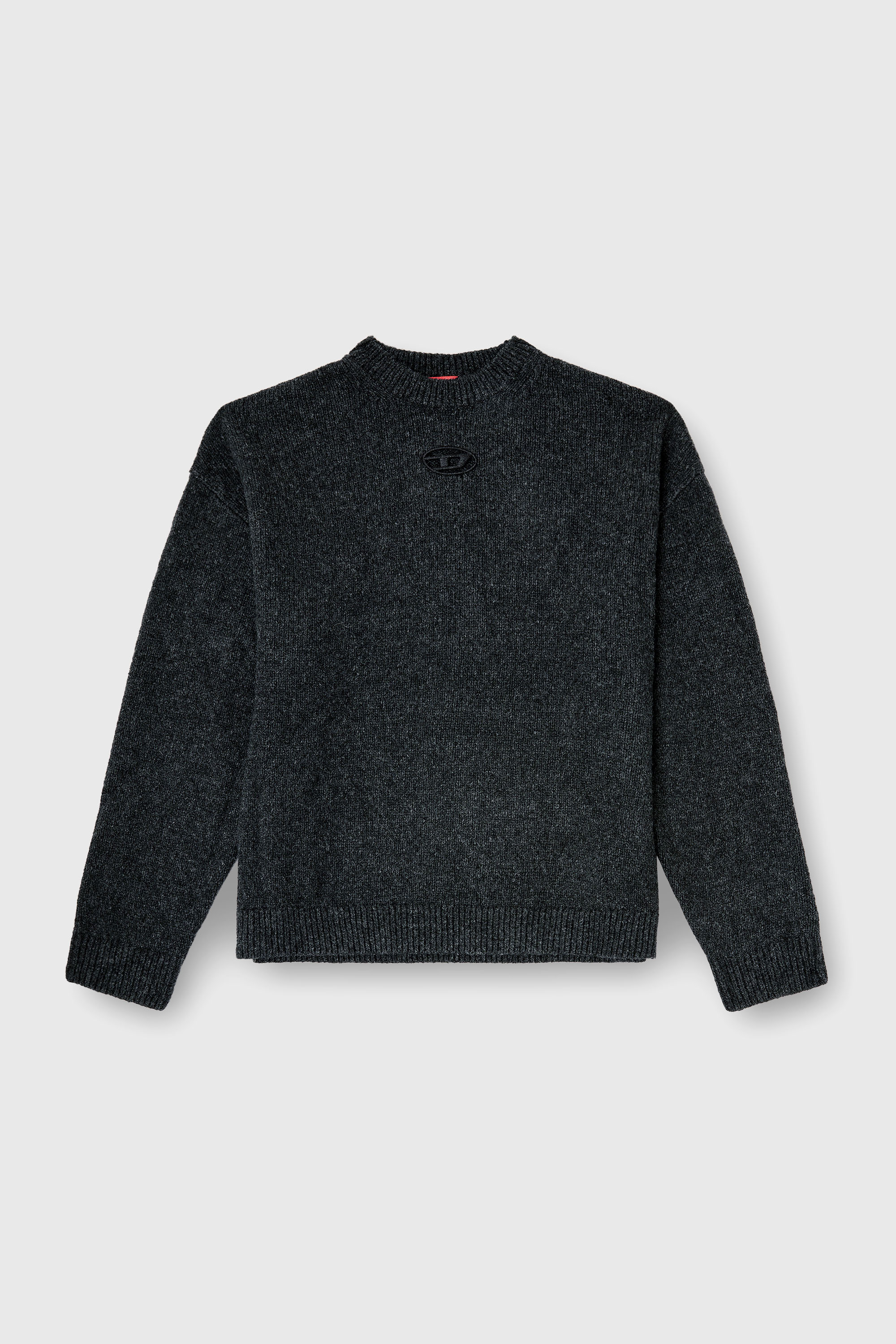 Diesel - K-AREESO, Pull en m&eacute;lange de laine et alpaga Homme in Noir - 2