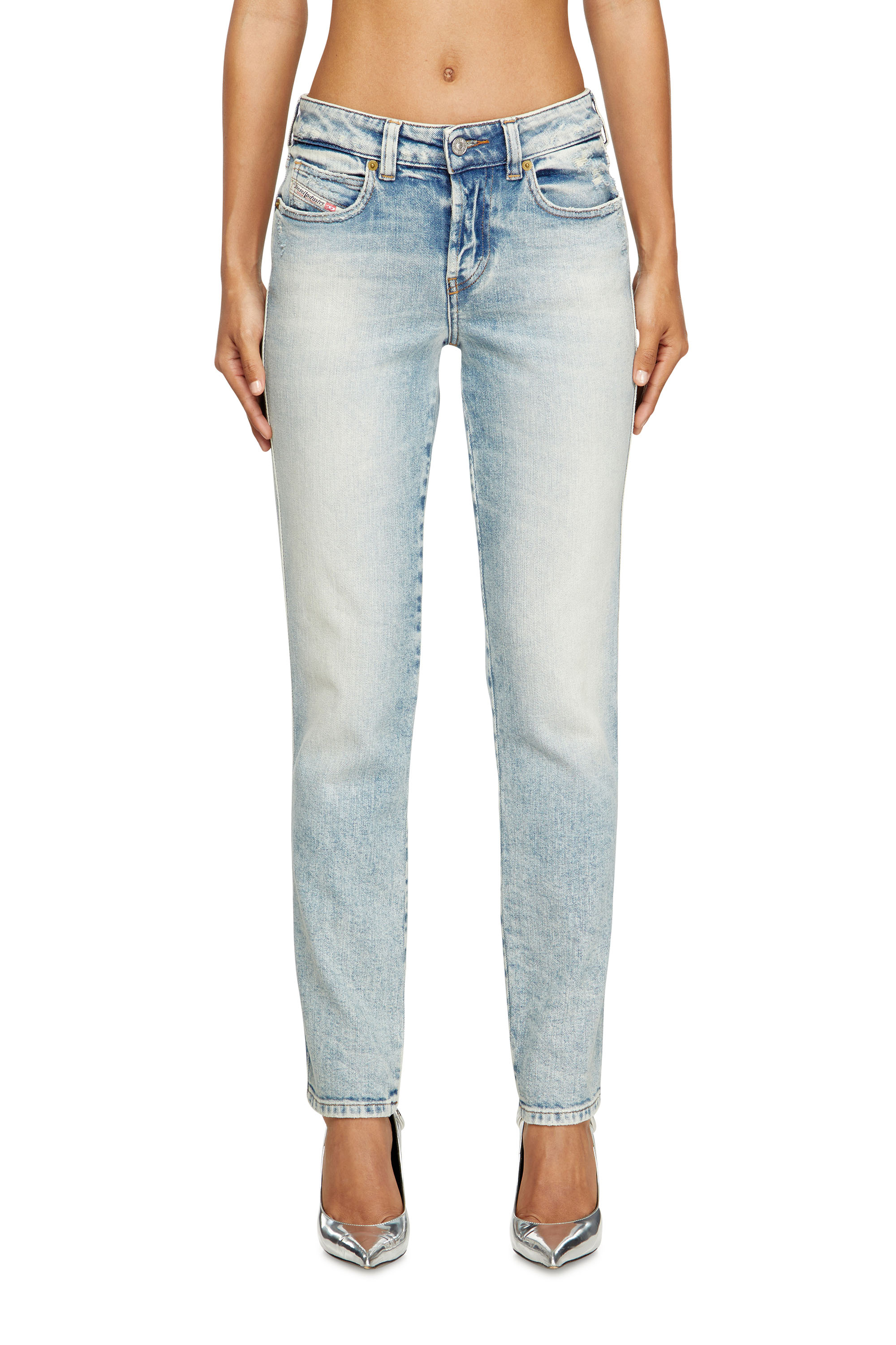 Diesel - Slim Jeans 1992 D-Jiann 09M21 Femme, Bleu Clair - Image 1