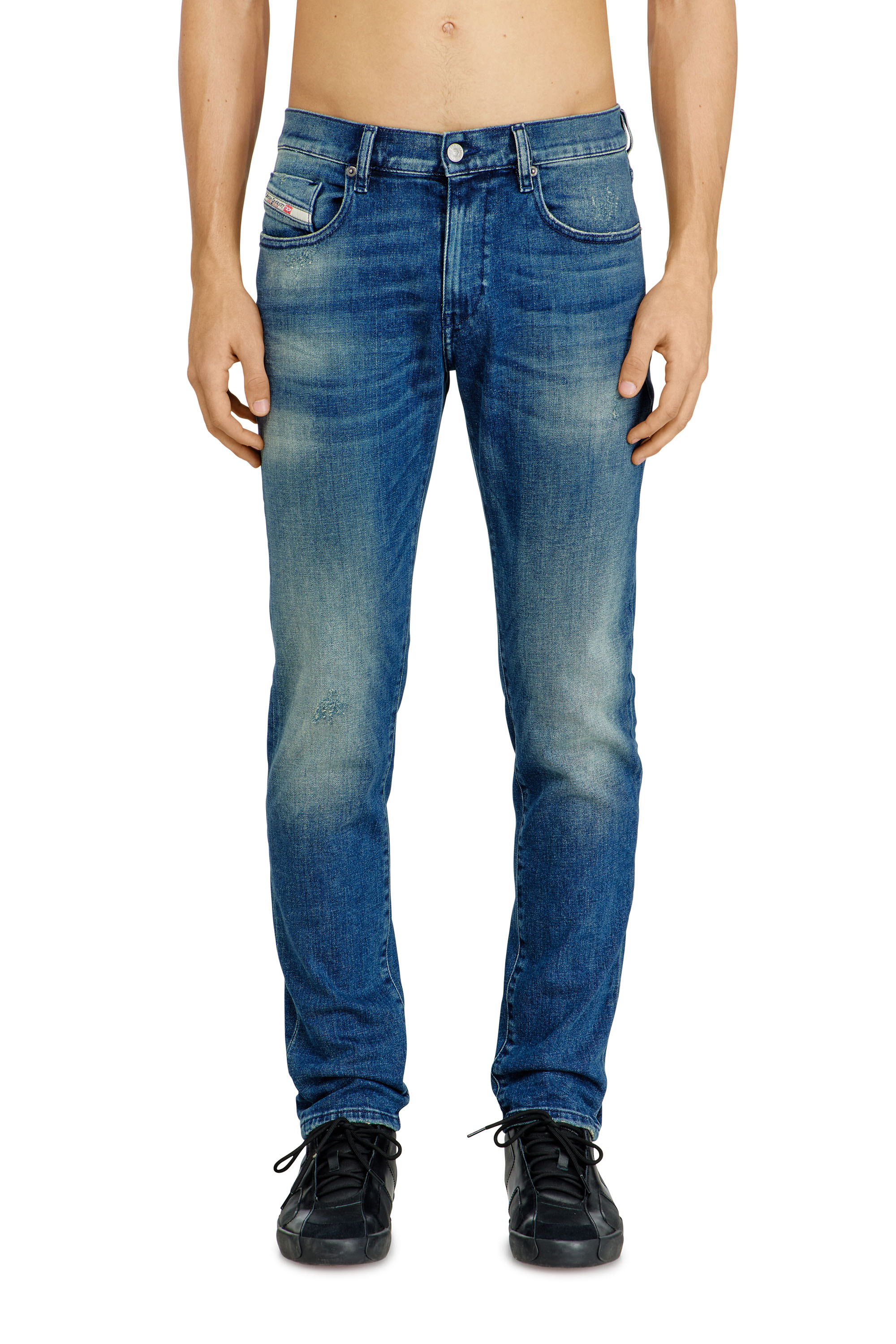 Diesel - Slim Jeans 2019 D-Strukt 0ADBT Homme, Bleu moyen - Image 1