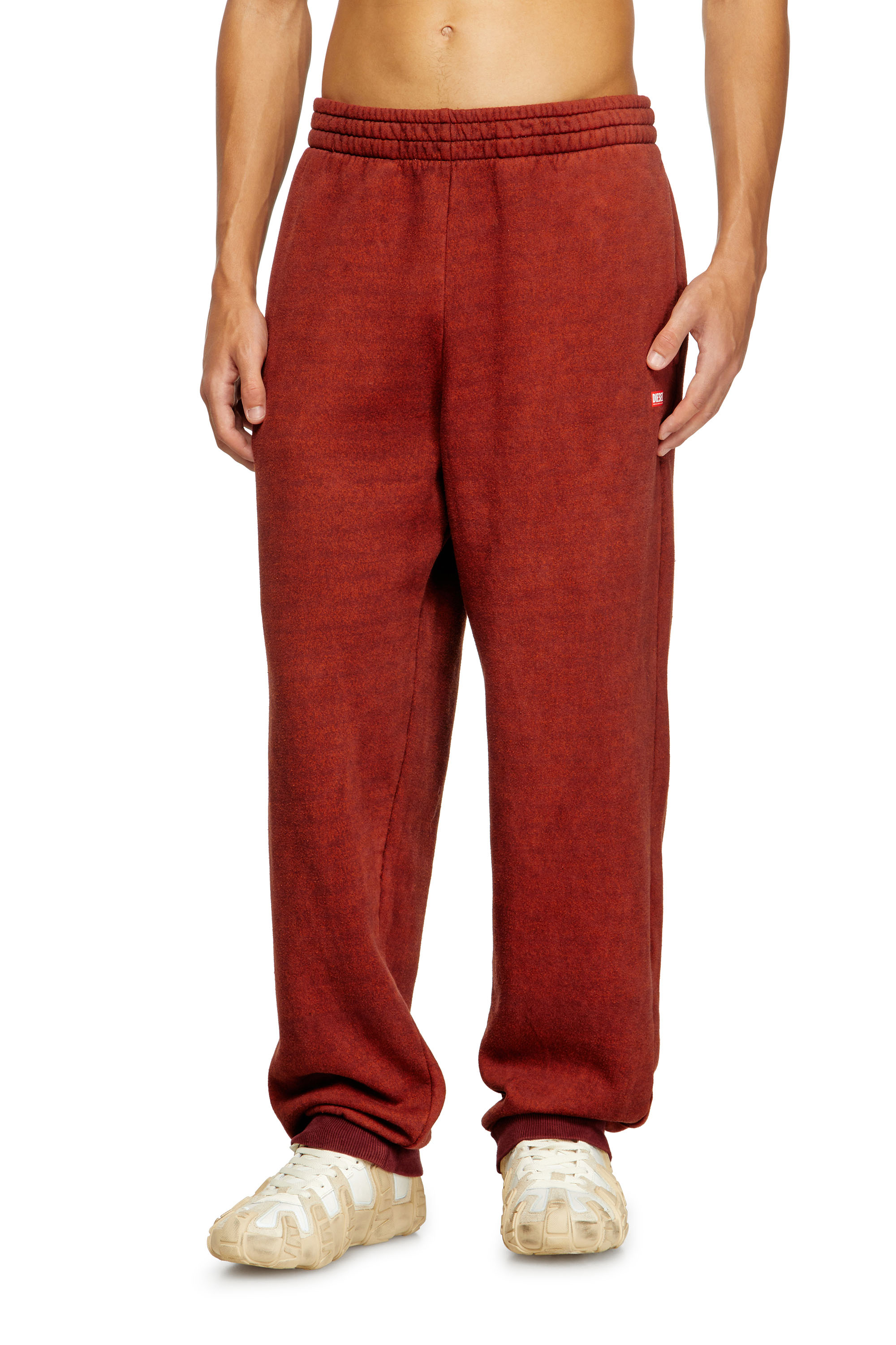Diesel - P-MARKY-CUFF, Pantalon avec cordon de serrage et finition côtelée Homme in ToBeDefined - 1