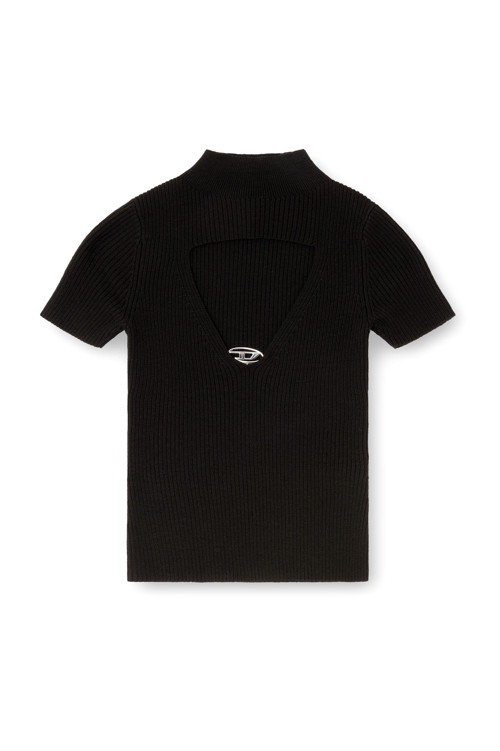 Diesel - M-OLIVE, Top en tricot de laine à découpes Femme in ToBeDefined - 3