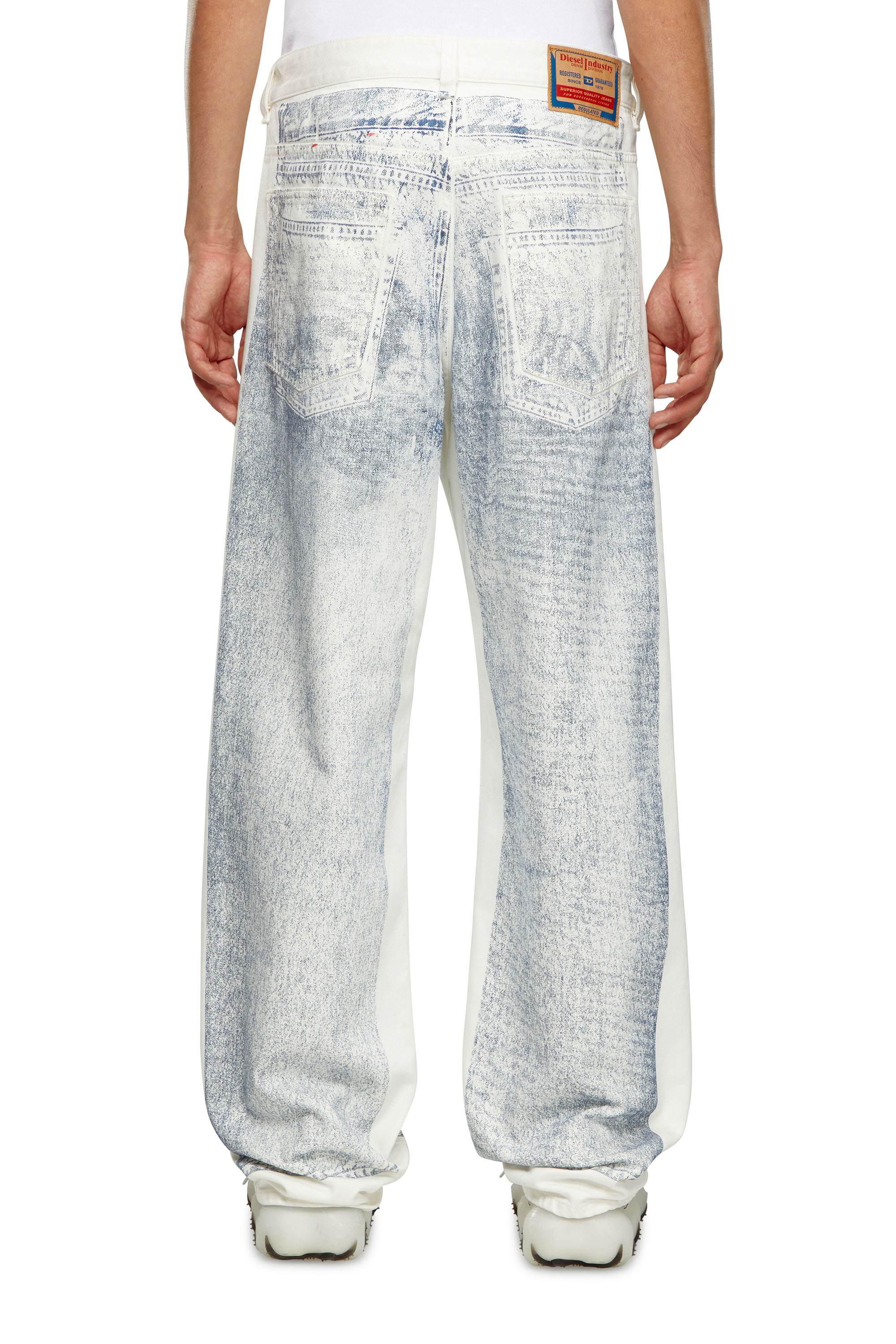 Diesel - Homme Straight Jeans 2001 D-Macro 09I73, Blanc - Image 4