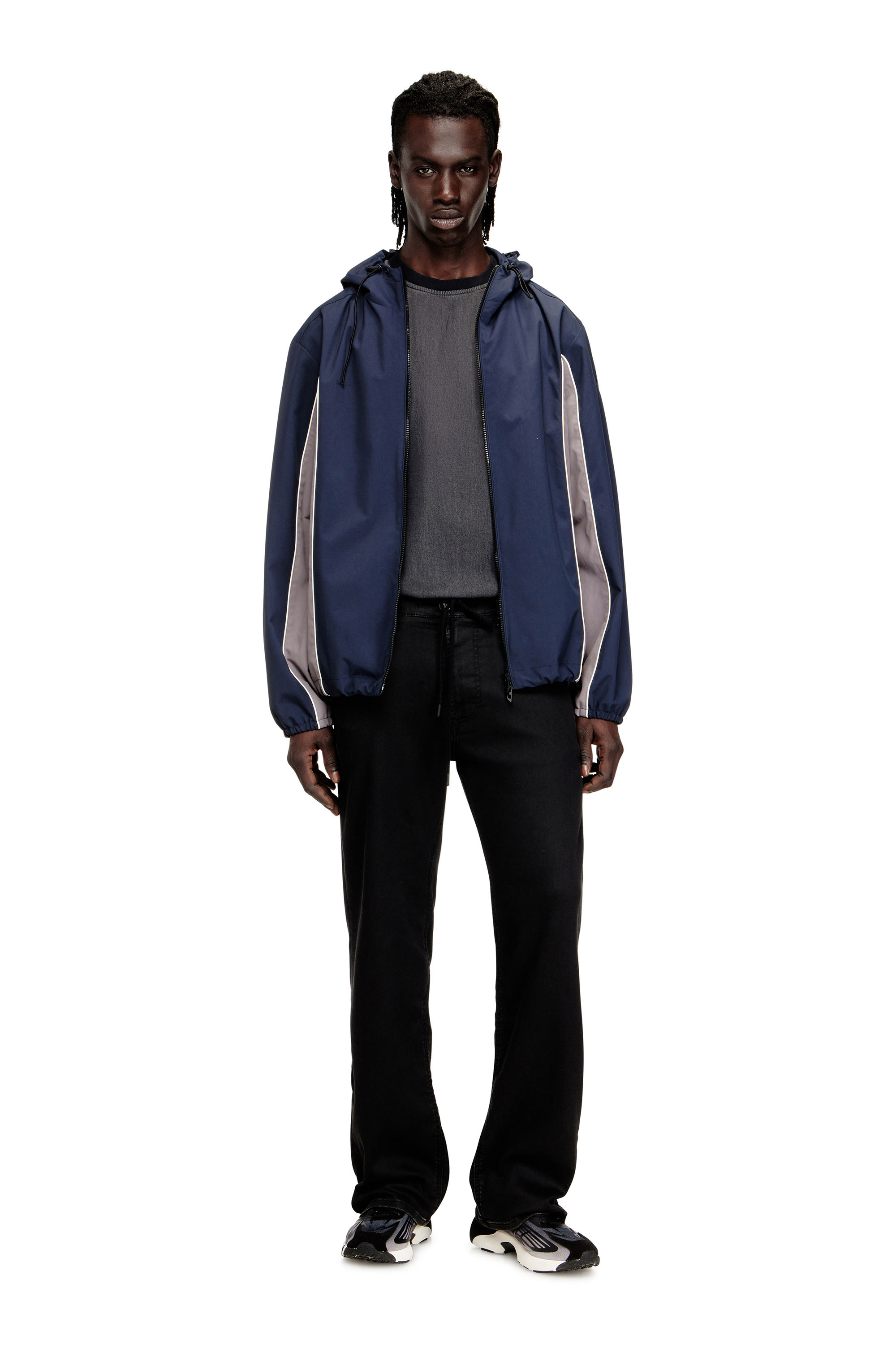 Diesel - Relaxed 2080 D-Reel Joggjeans® 09N90 Homme, Noir/Gris foncé - Image 1