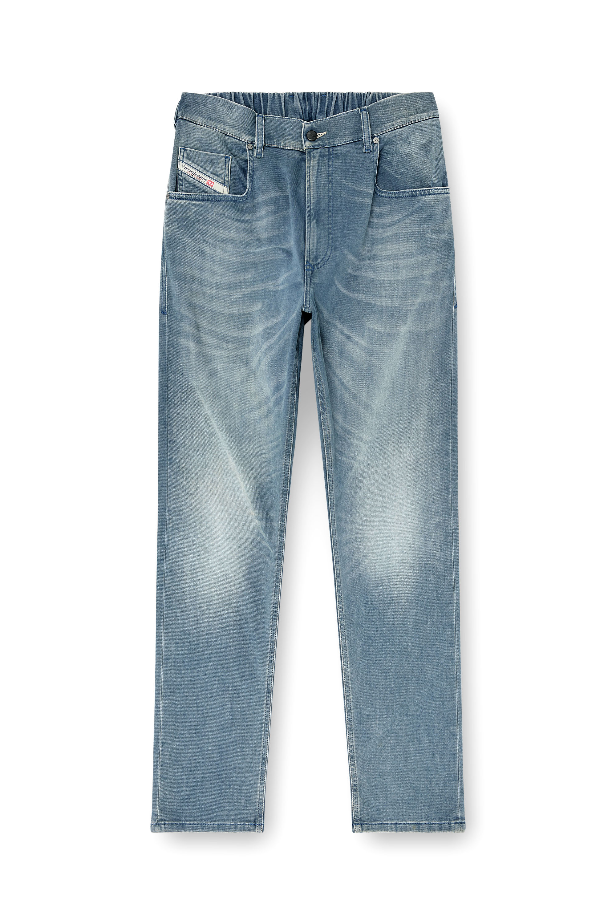 Diesel - Regular 2032 D-Krooley-BW Joggjeans&reg; 09P91 Homme, Bleu Clair - Image 4
