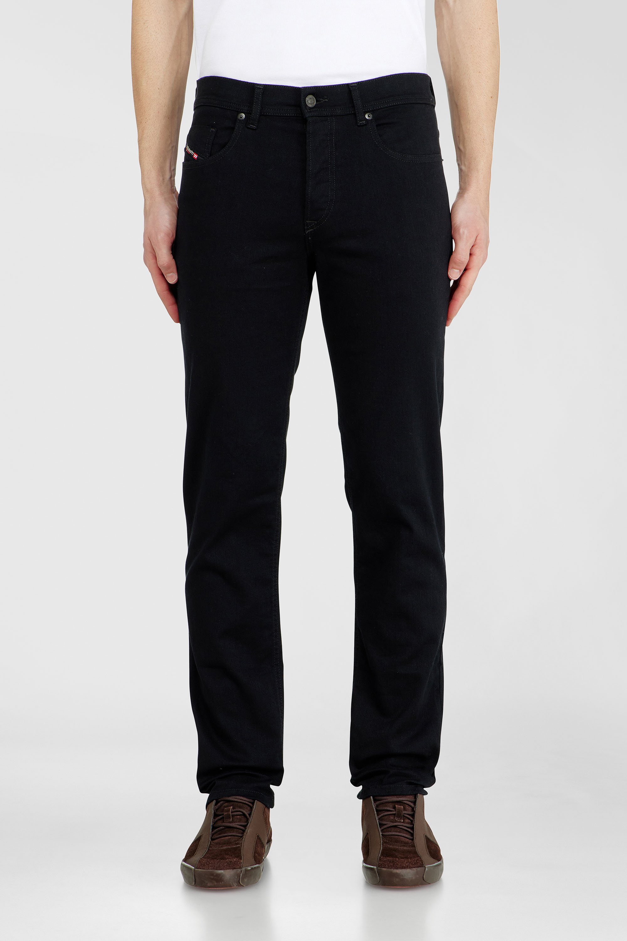 Diesel - Regular Jeans 1985 Larkee 0688H Homme, Noir/Gris fonc&eacute; - Image 4