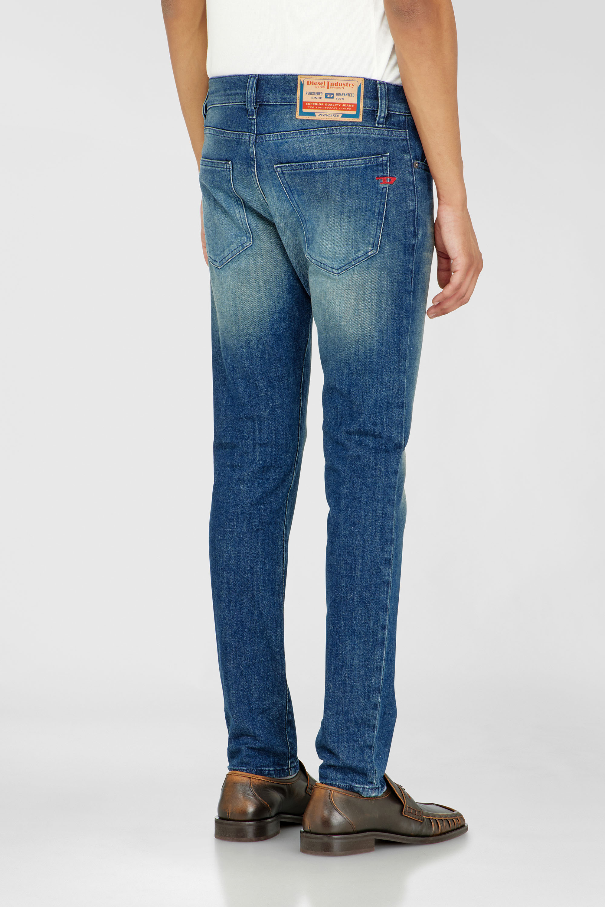 Diesel - Slim Jeans 2019 D-Strukt 0KBBR Homme, Bleu Fonc&eacute; - Image 5