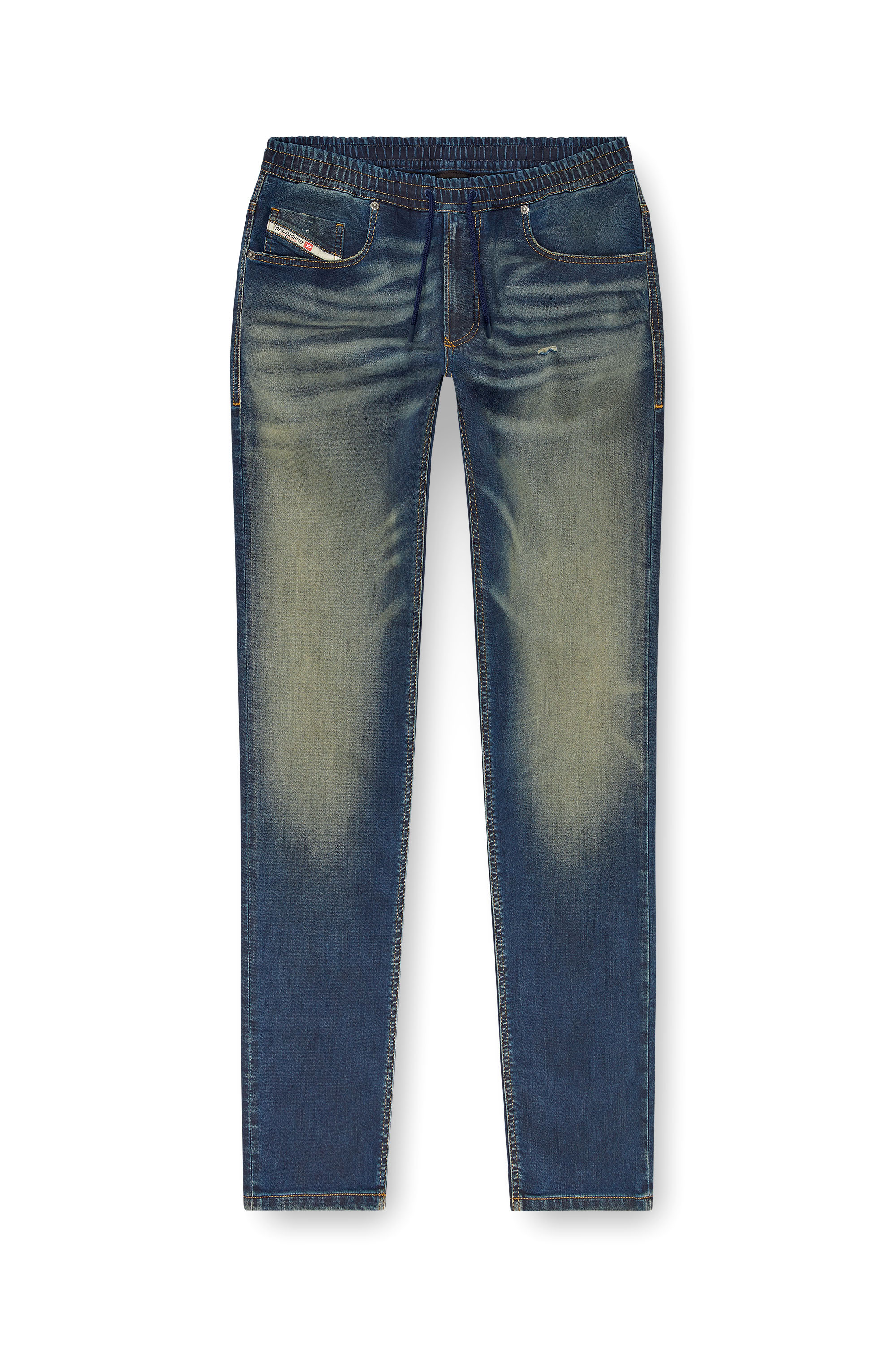 Diesel - Regular 2030 D-Krooley Joggjeans® 09J34 Homme, Bleu Foncé - Image 5