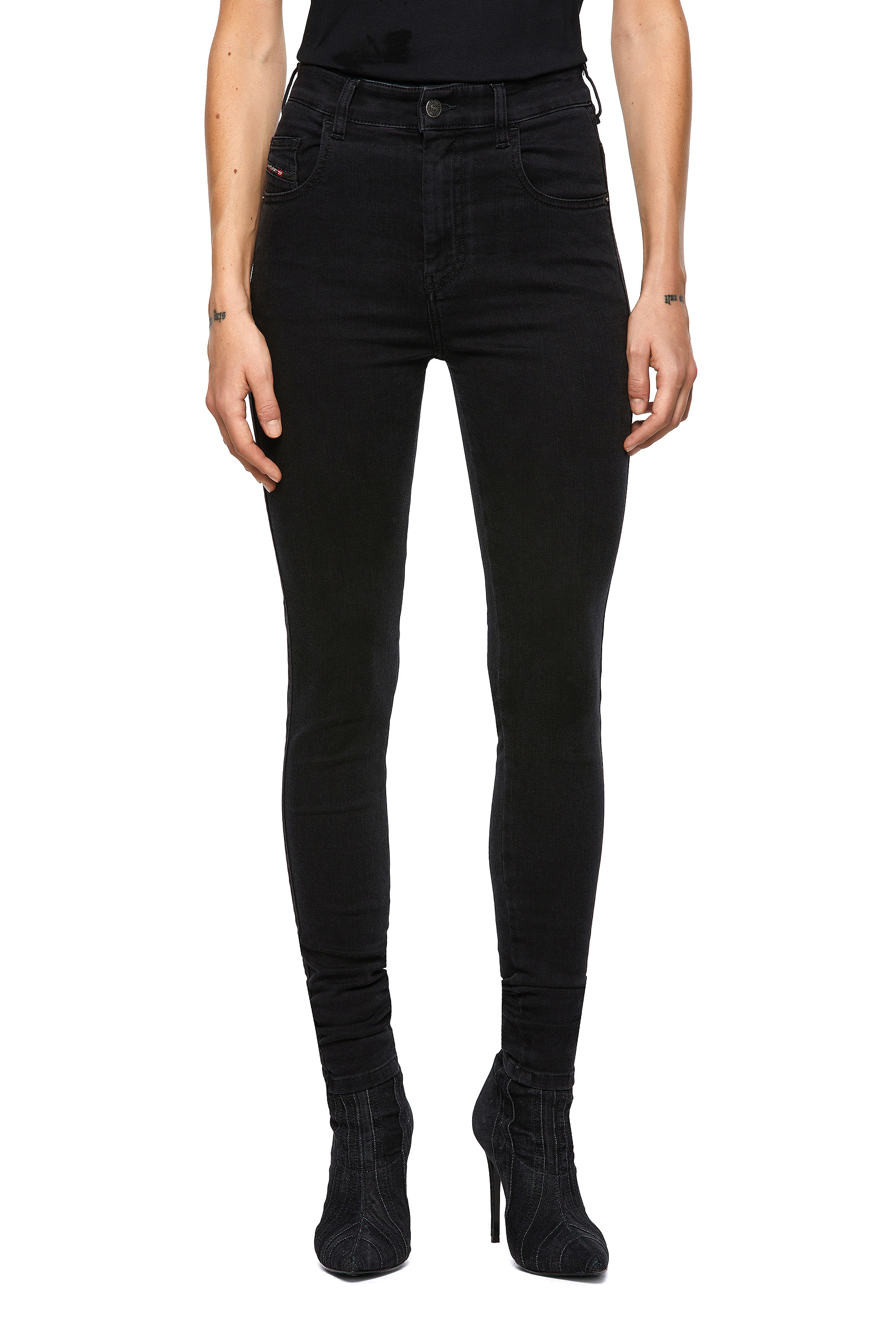 Slandy High 069VW, Noir/Gris foncé - Jeans