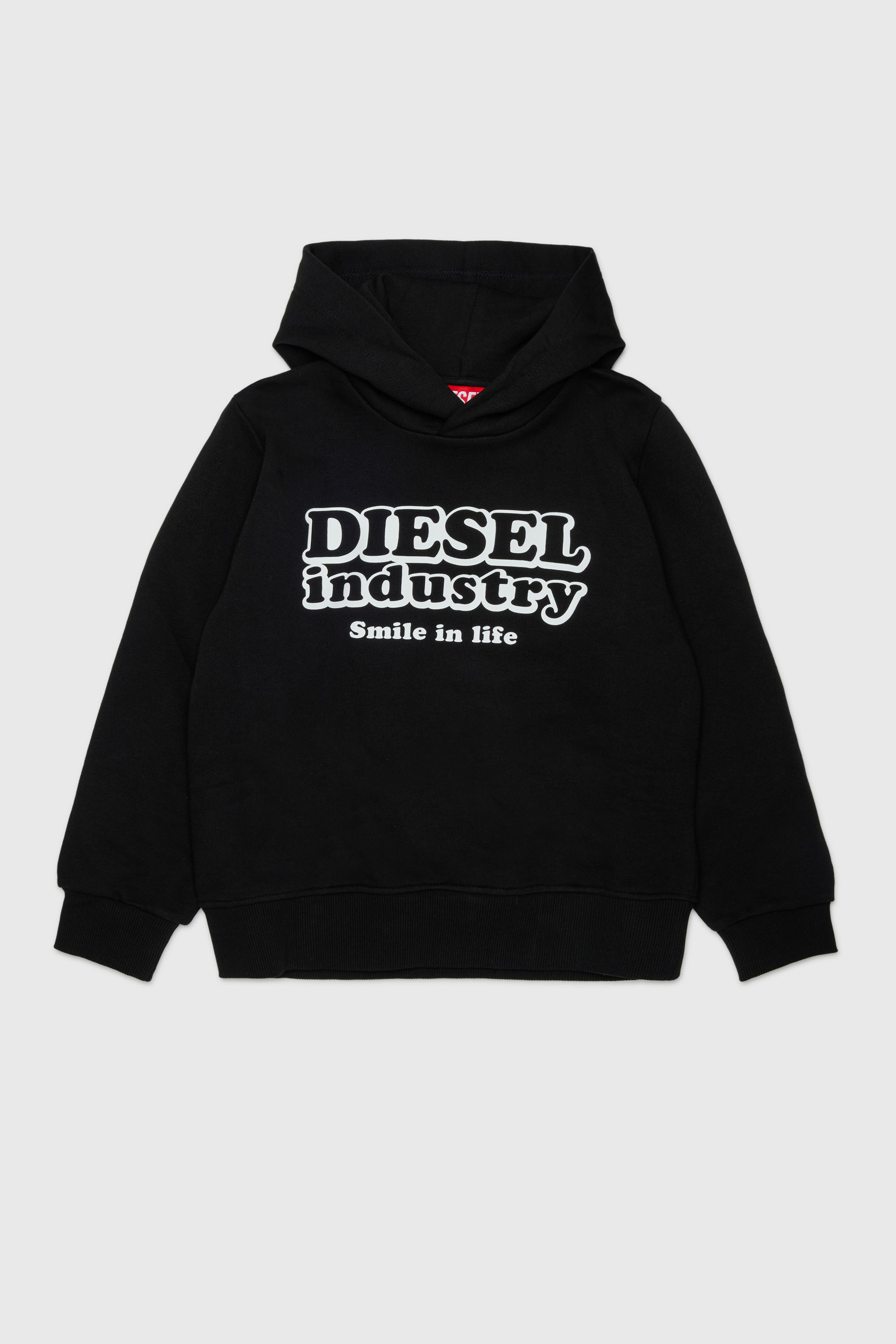 Sweat &agrave; capuche avec imprim&eacute; Diesel Industry
