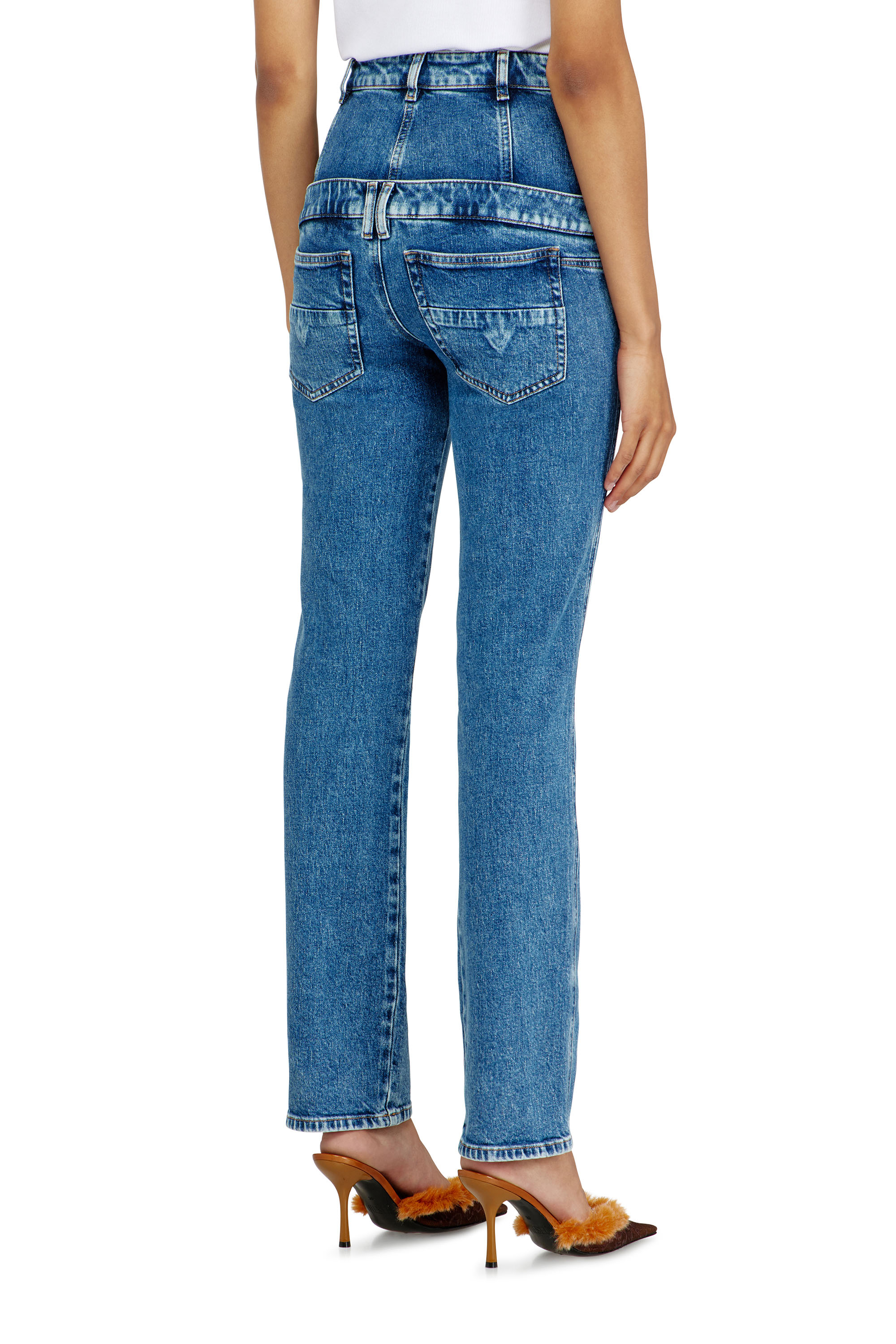 Diesel - Slim Jeans D-Fynora 007EU Femme, Bleu moyen - Image 5