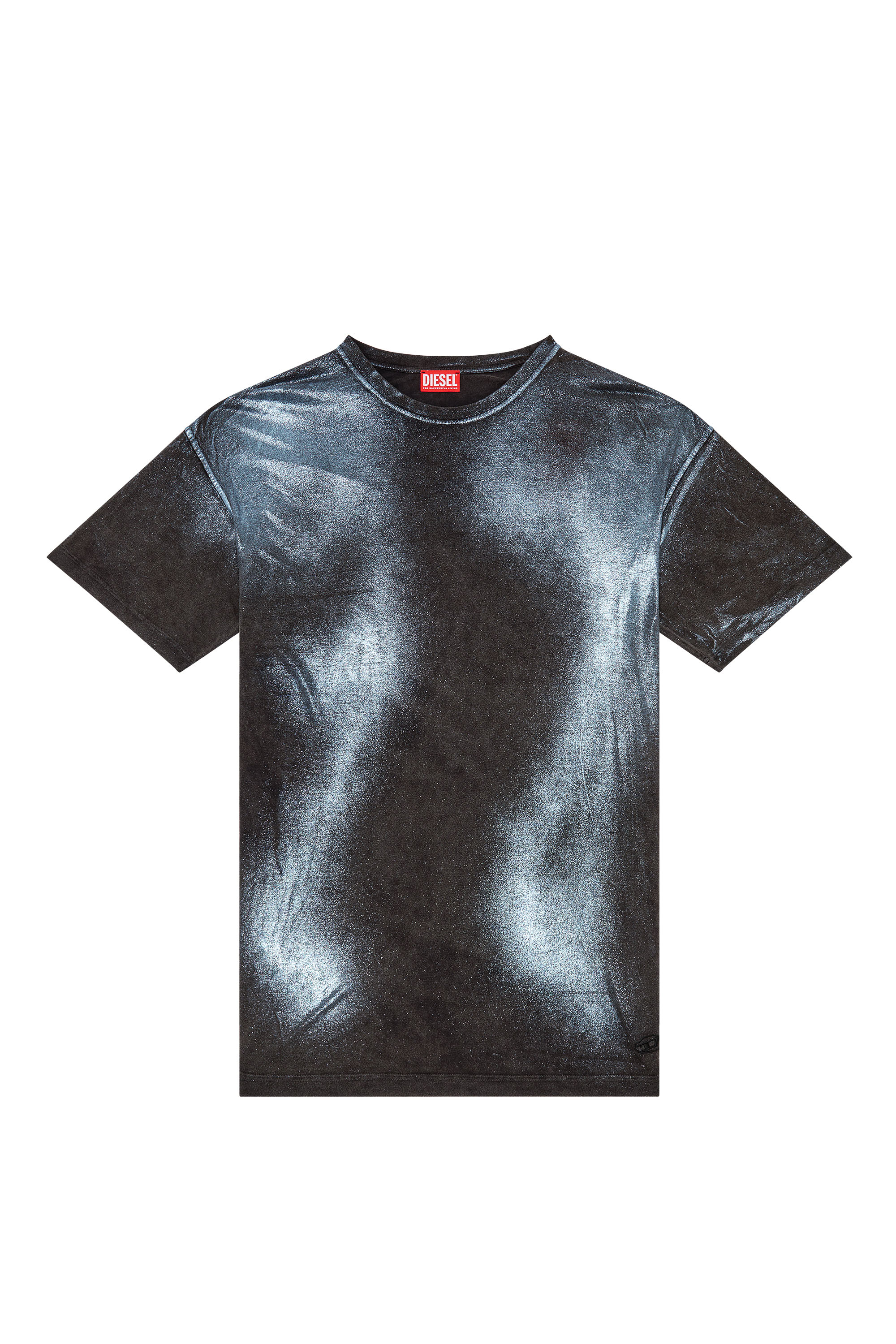 Diesel - T-BUXT, Homme T-shirt métallisé délavé in Polychrome - Image 1