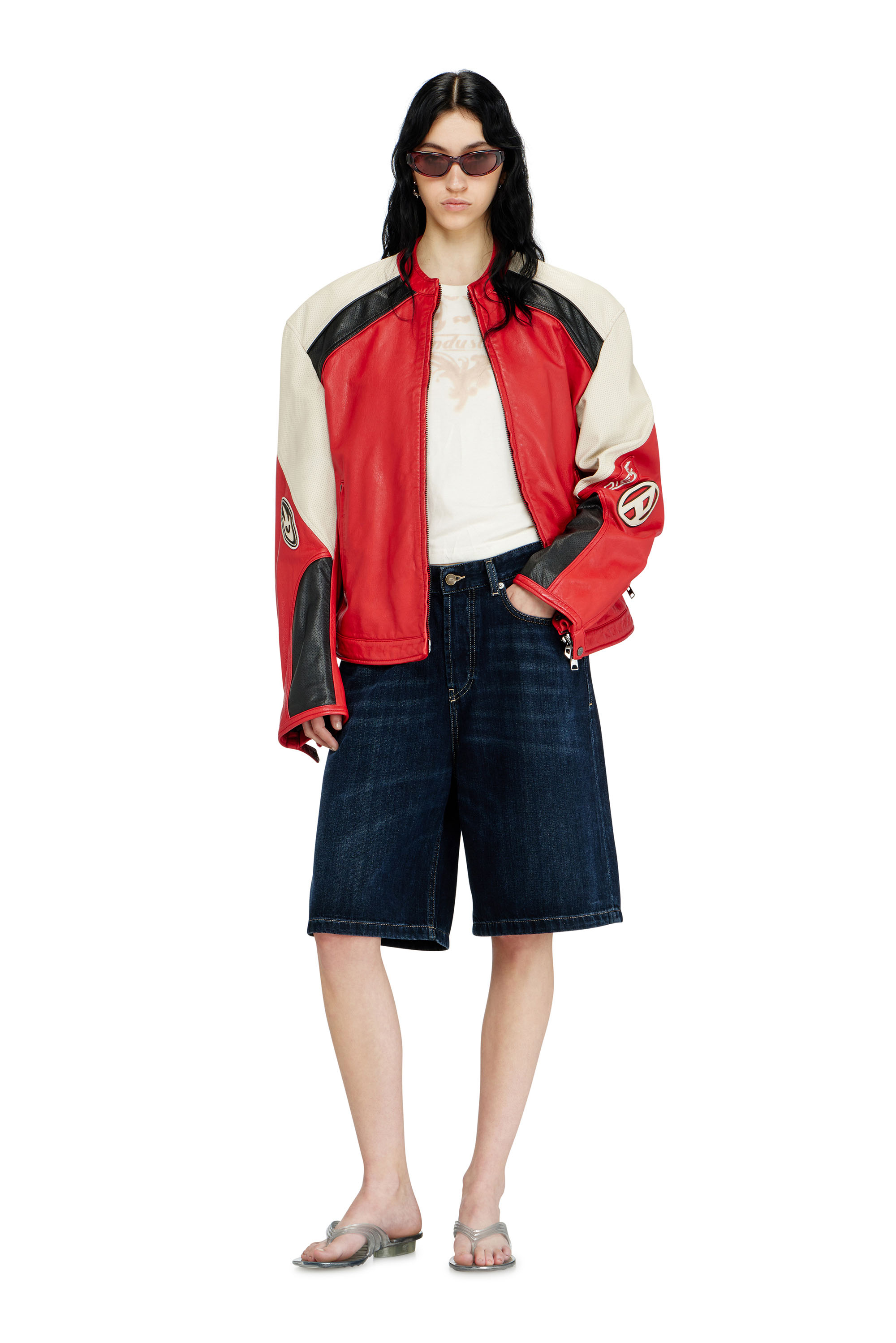 Diesel - MELISSA QUANTUM THONG, Tong sculpturale en Melflex&reg; Femme in Gris argent&eacute; - 2