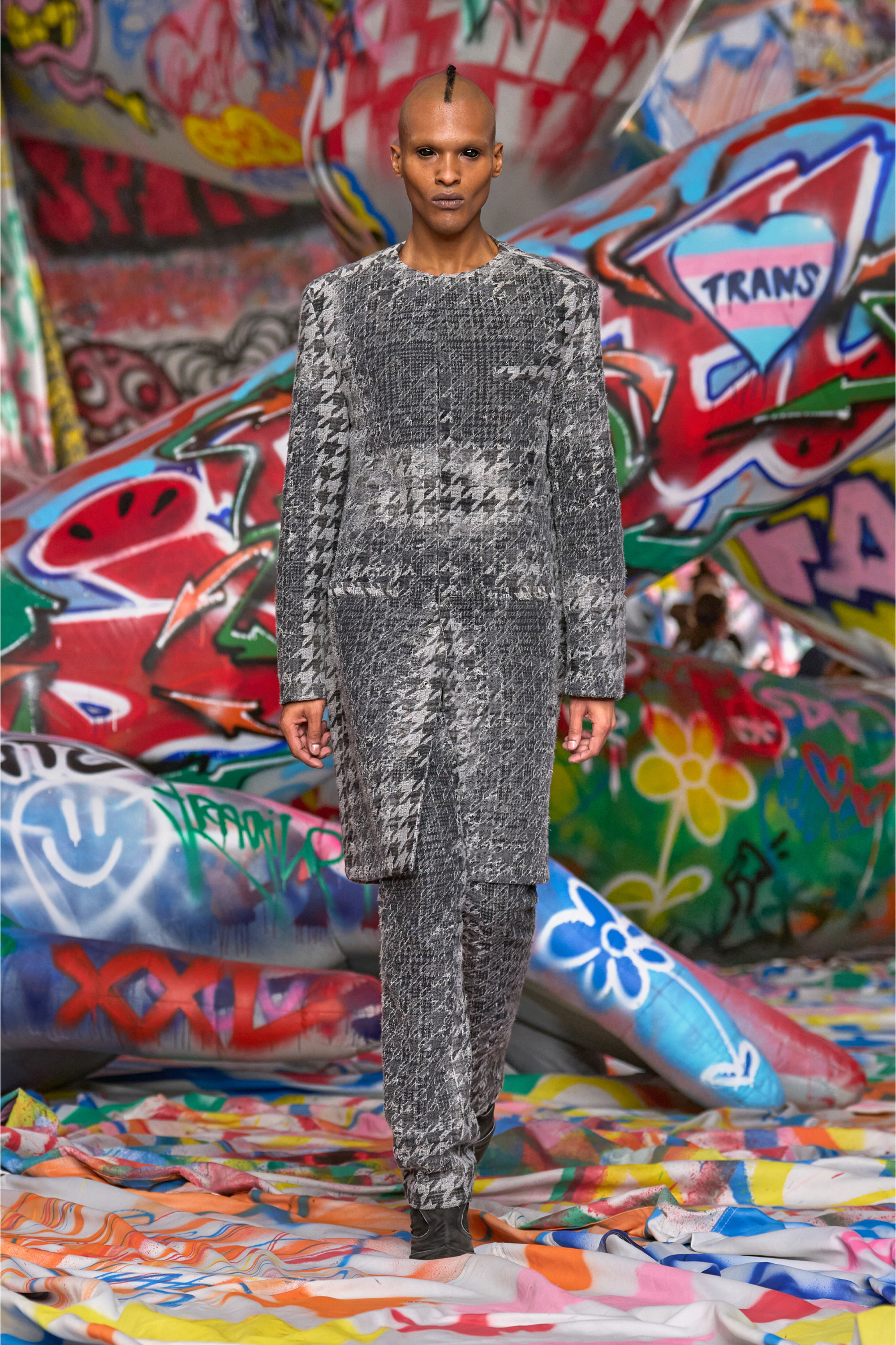 Diesel - Man's Regular Jeans D-Eber 0CEBN, Black/Dark grey - 6