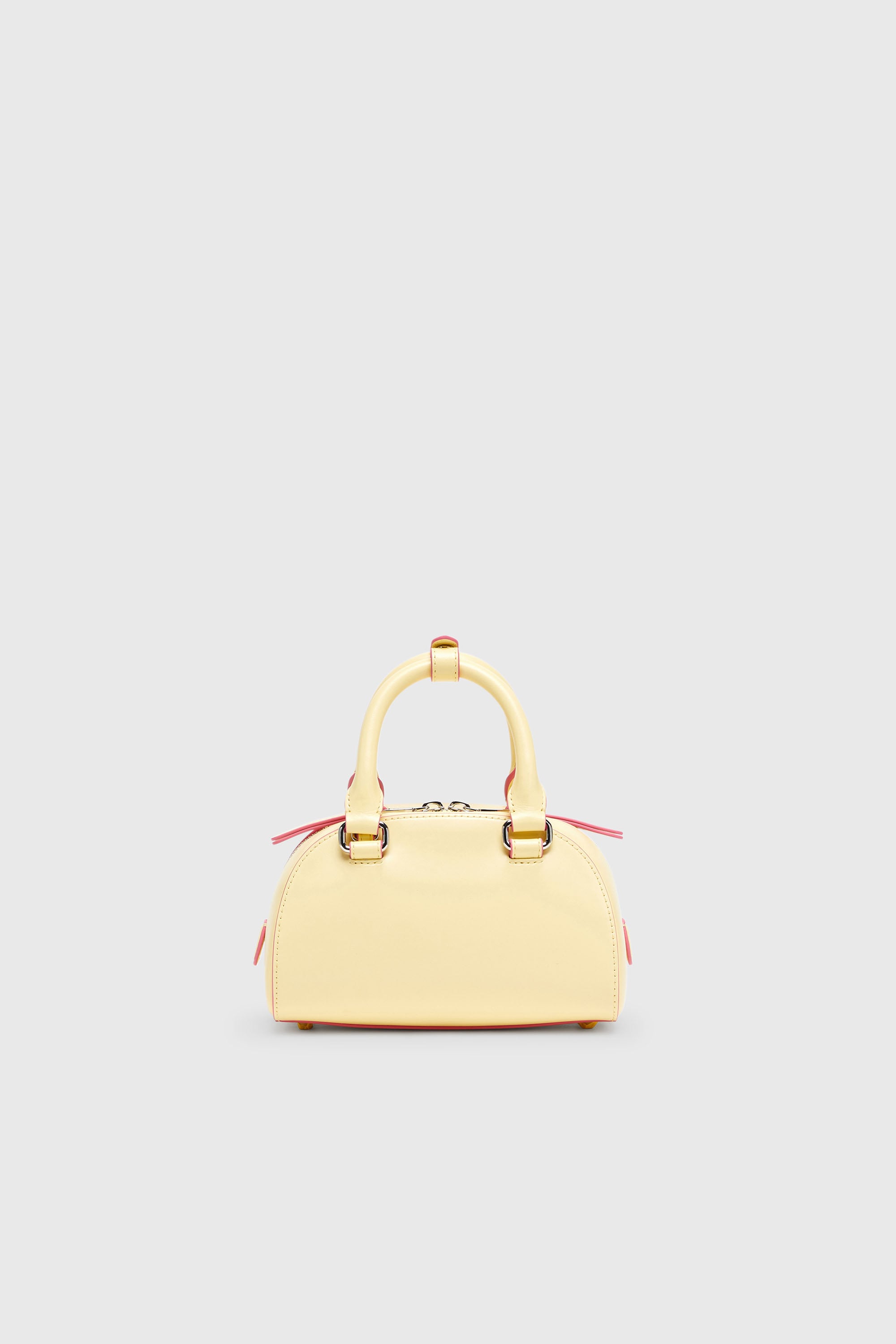 Diesel - 1DR DOME CROSSBODY, 1DR Dome-Petit sac bowling en cuir Femme in Jaune - 2