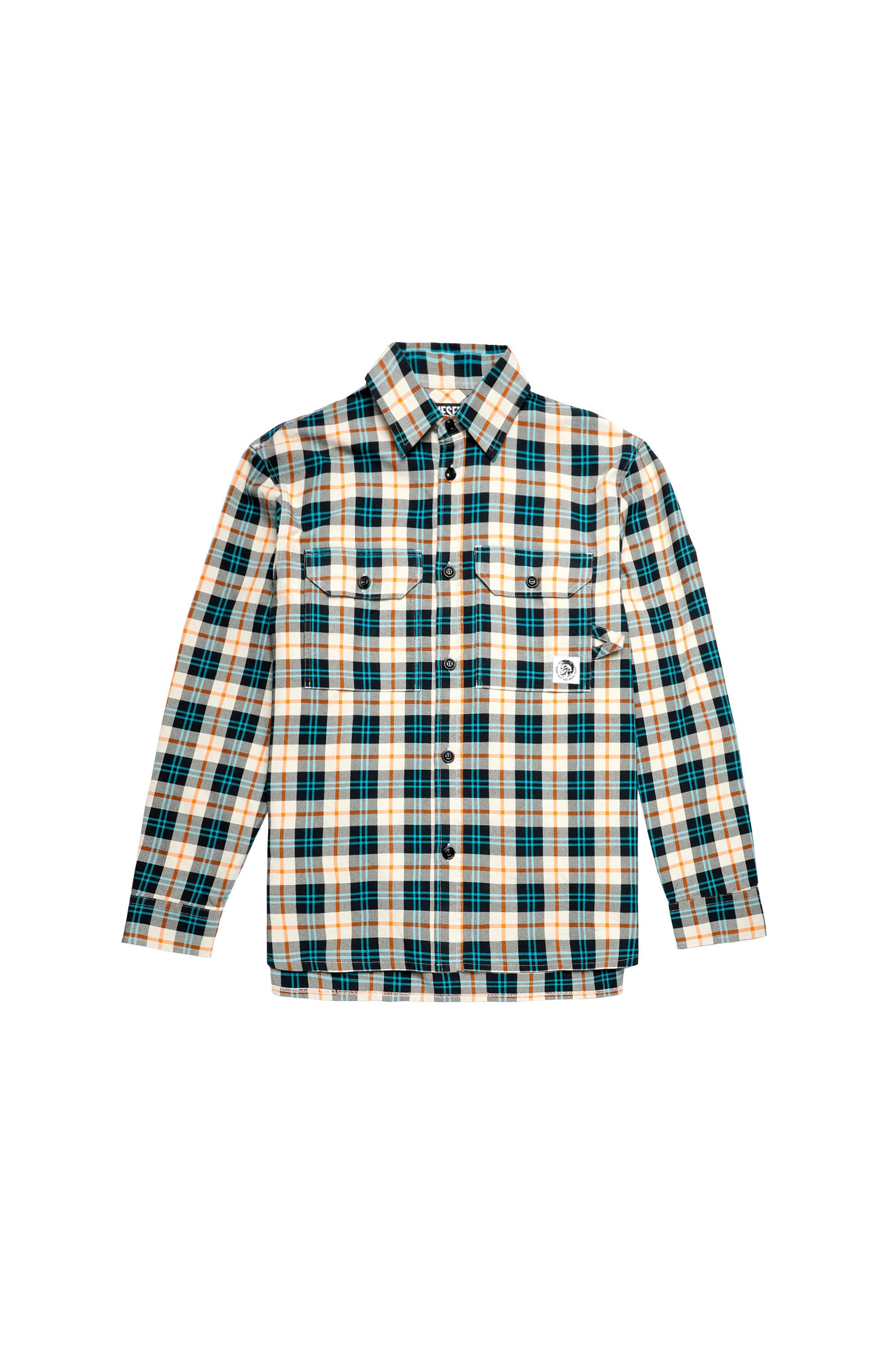 S-JESS-CHECK, Bleu/Blanc - Chemises