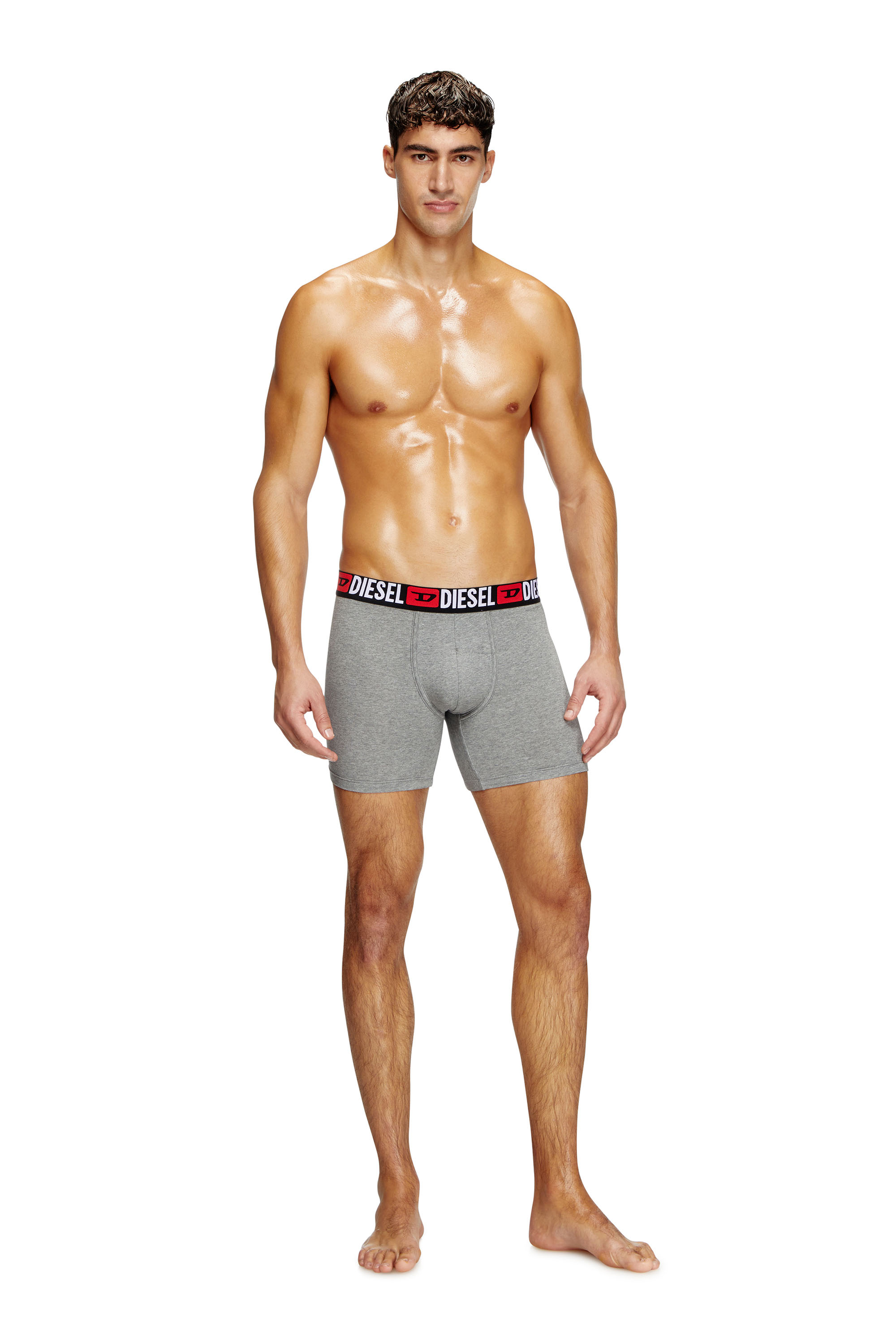 Diesel - MAX-D-CORE-3PACK, Lot de trois boxer en coton stretch Homme in Polychrome - 3