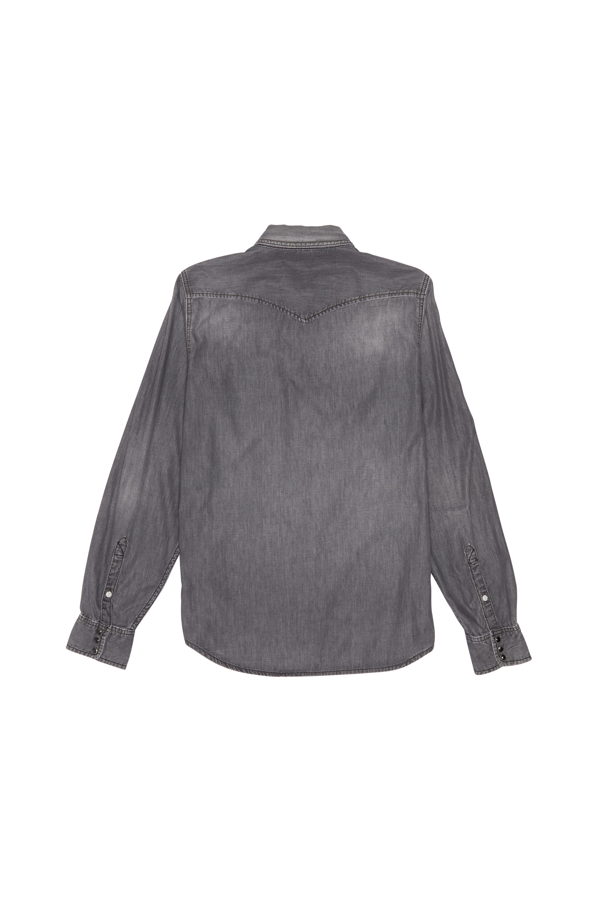 Diesel - SH DENIM SHIRT, Diesel Homme - Chemises en Denim Homme in Noir - 2