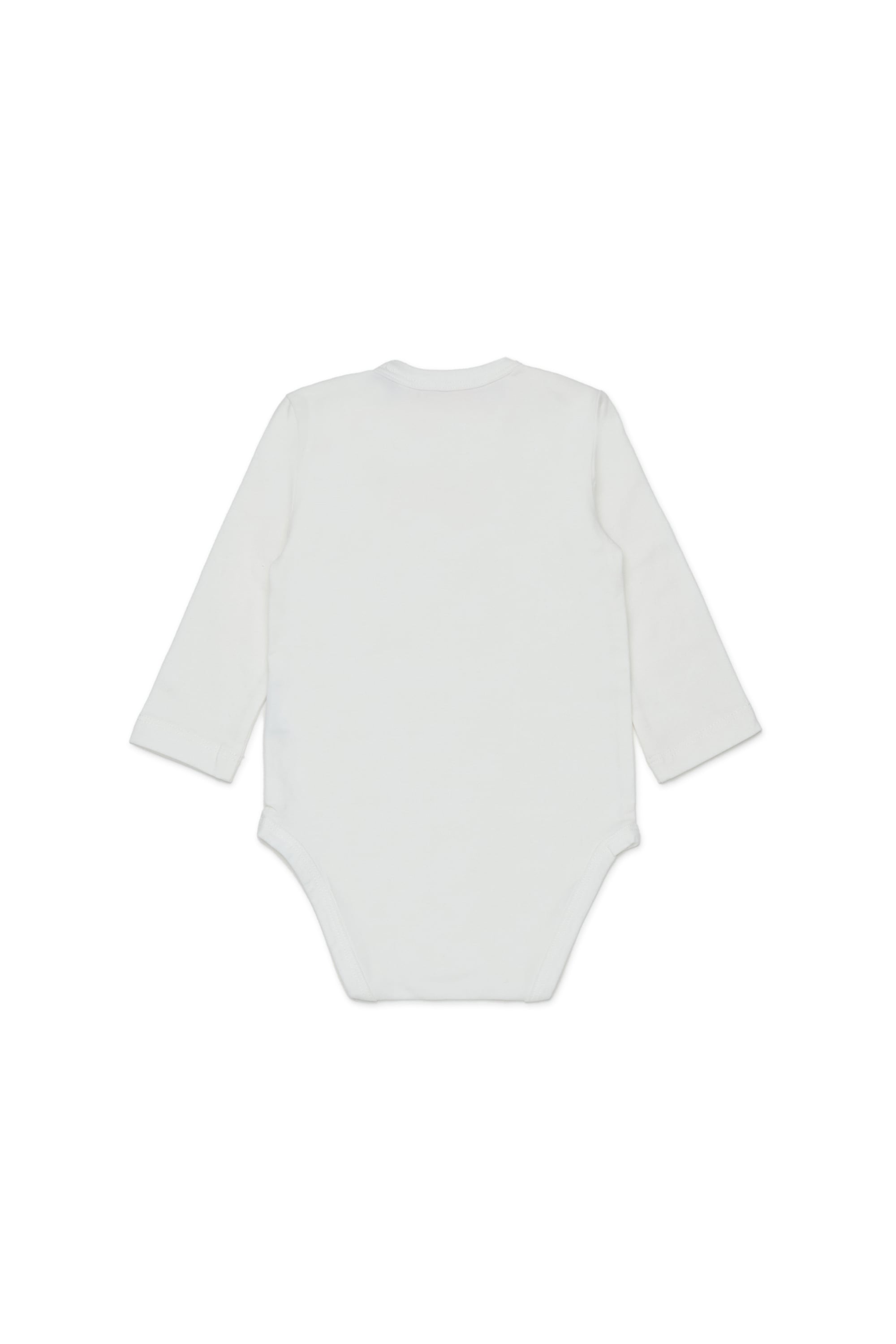 Diesel - UPPYBOX-NB, Ensemble nouveau-n&eacute; avec logo Biscotto imprim&eacute; Mixte in Blanc - 2