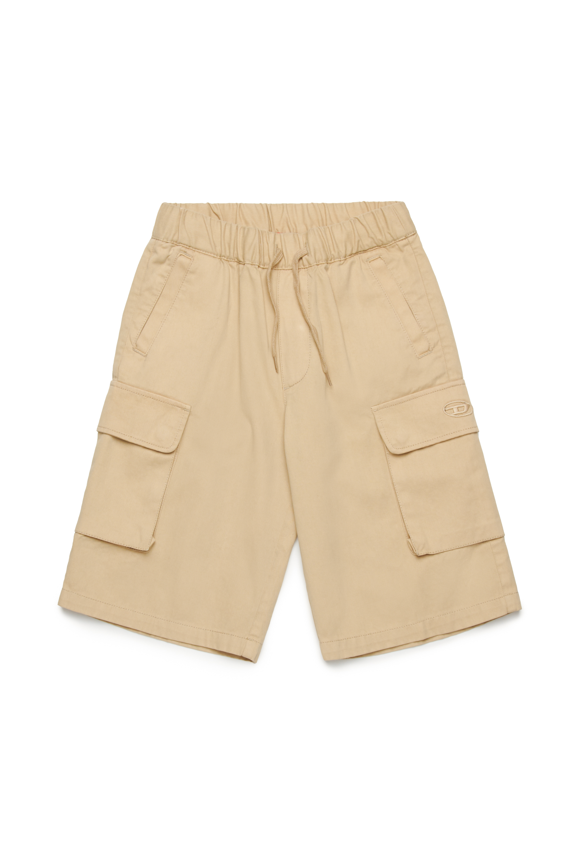 Diesel - PARGYMSHORT, Short cargo en gabardine de coton Homme in Marron - 1